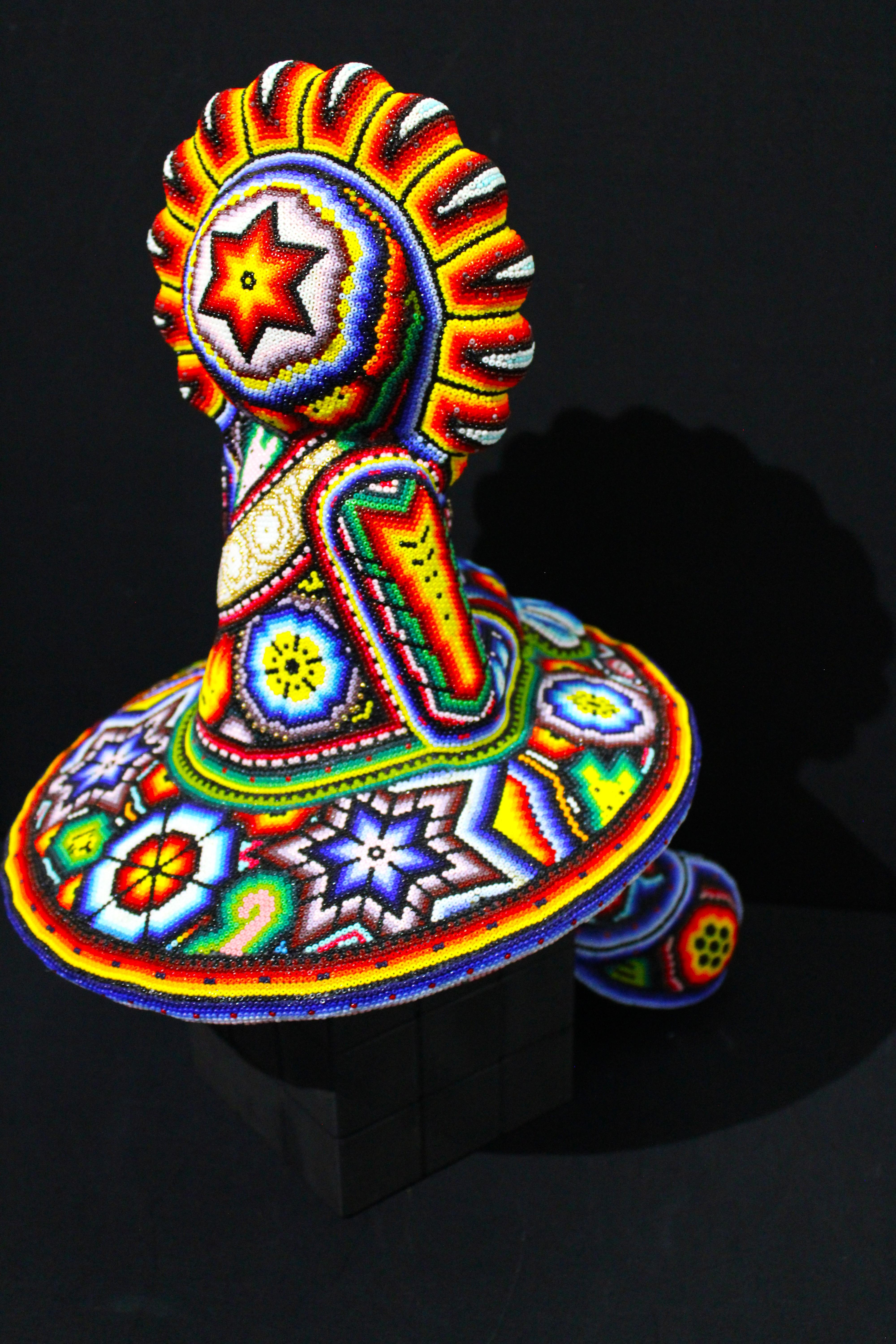 Arte Huichol Mexicano con Cuentas 
