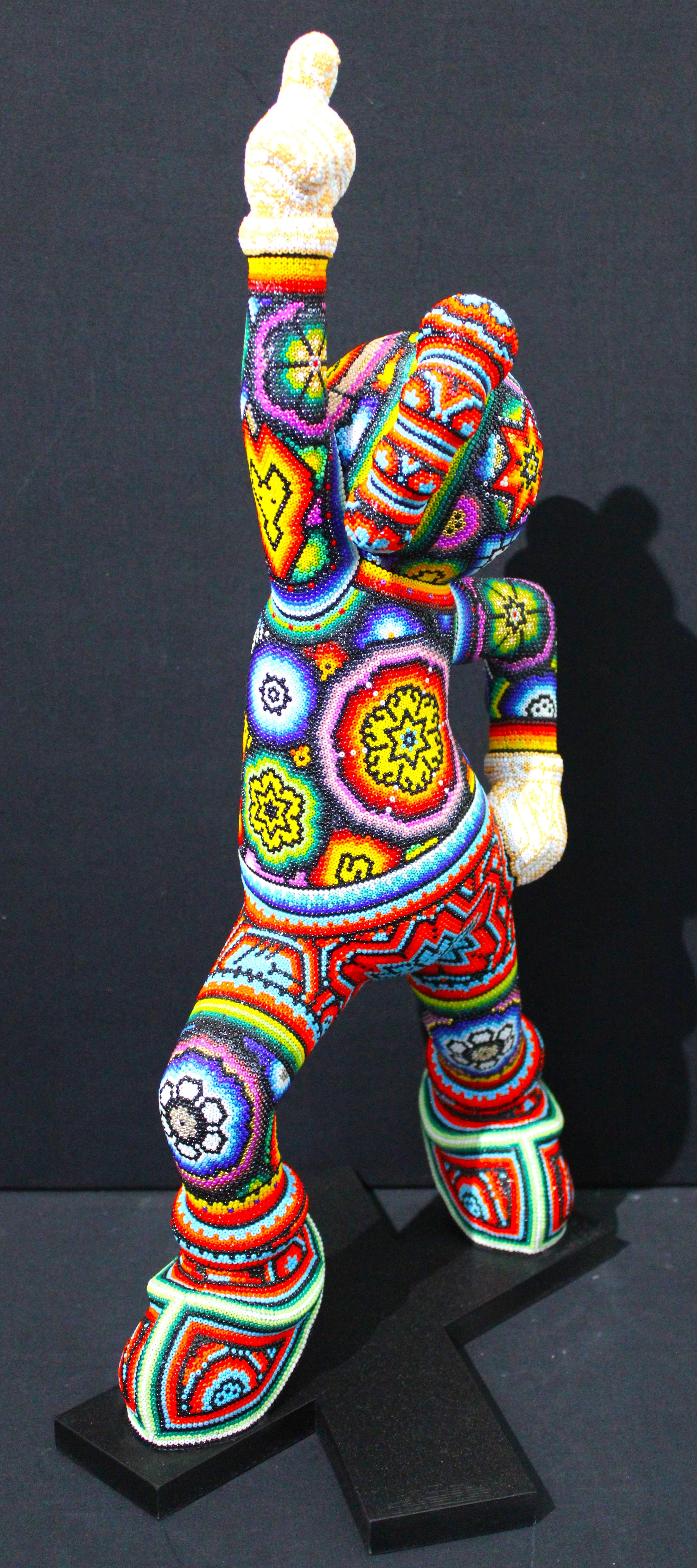 Huichol mexicain Saturday Night Fever de la série Huichol 5