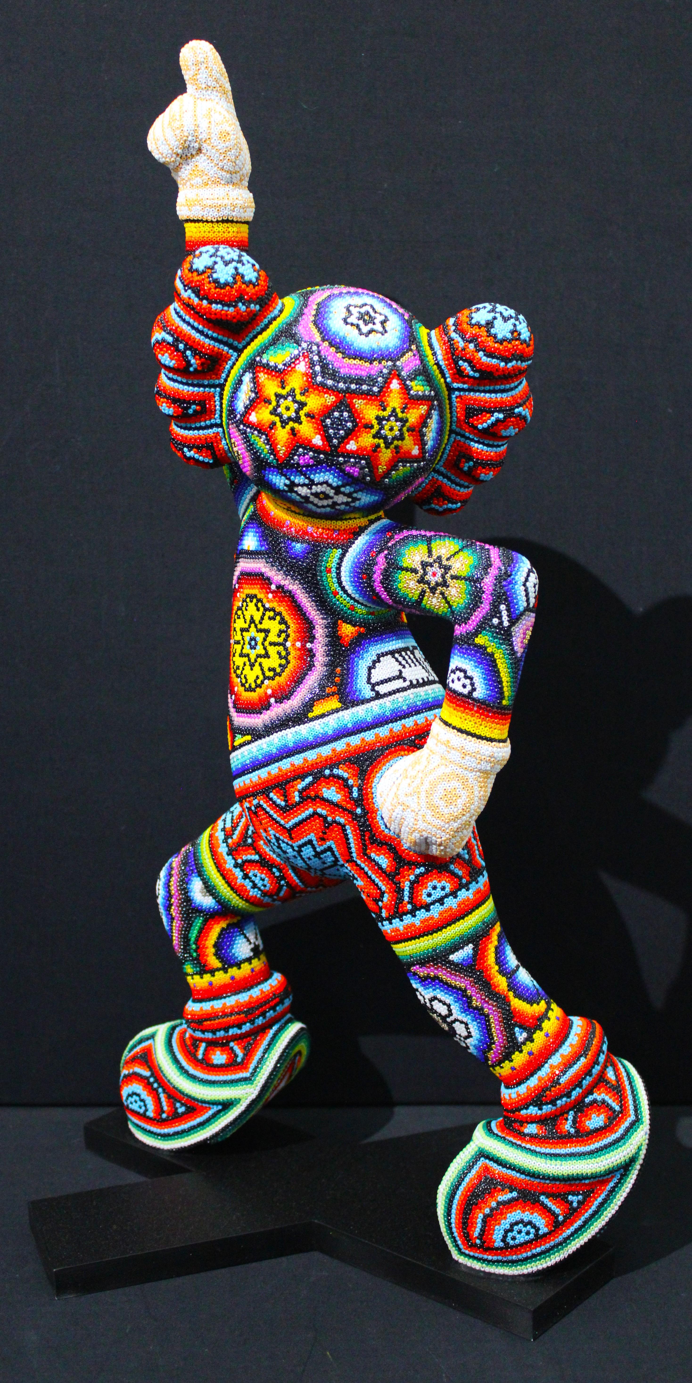 Huichol mexicain Saturday Night Fever de la série Huichol 6