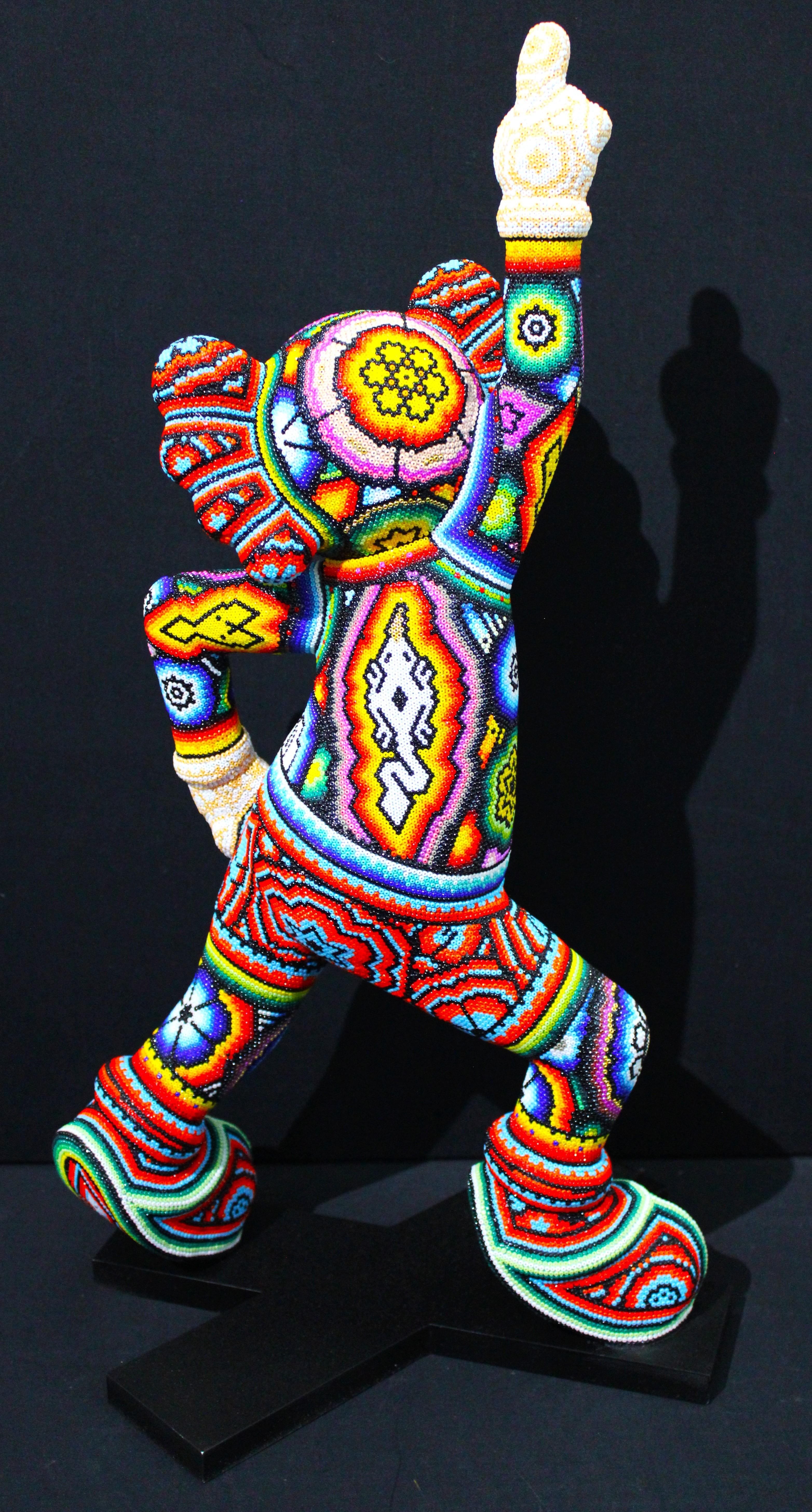 Huichol mexicain Saturday Night Fever de la série Huichol 2