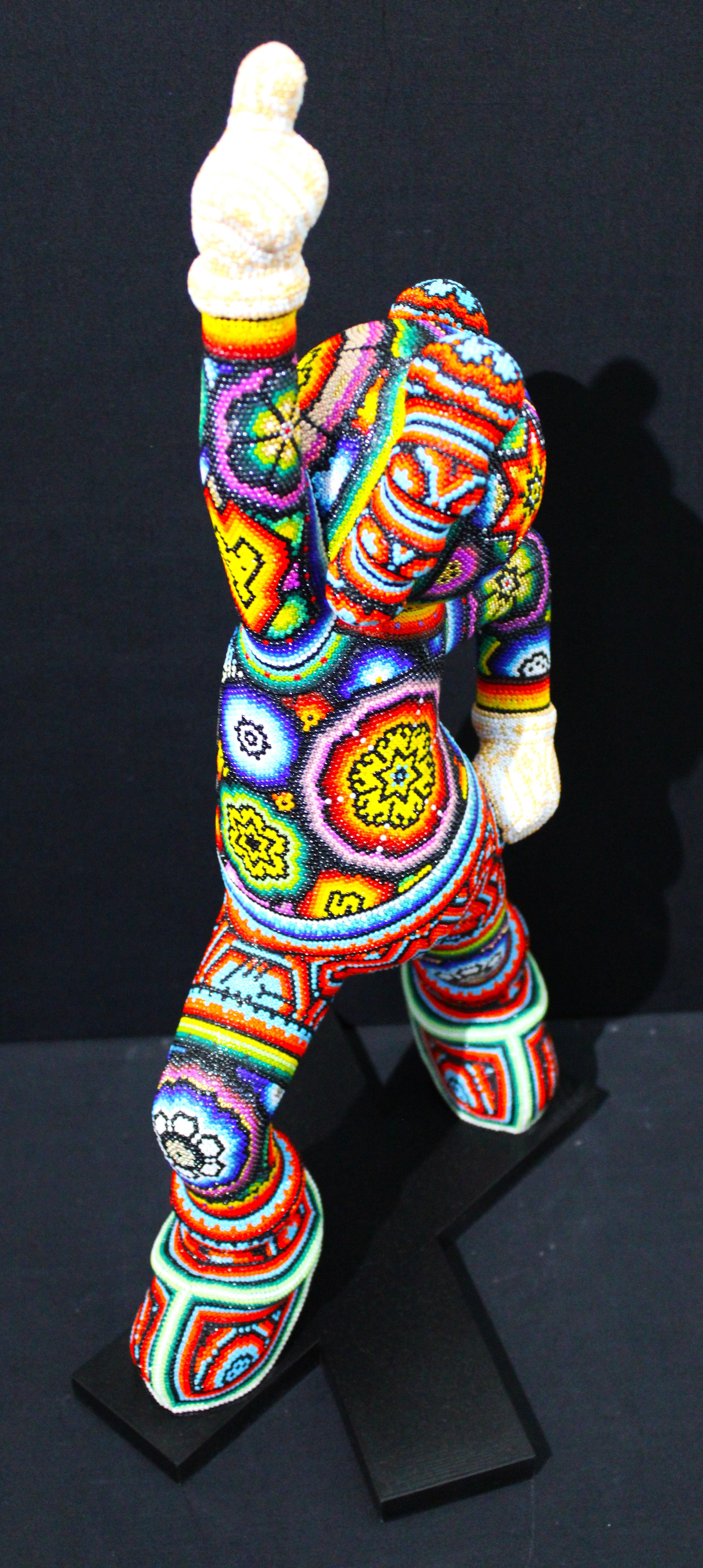 Huichol mexicain Saturday Night Fever de la série Huichol 4