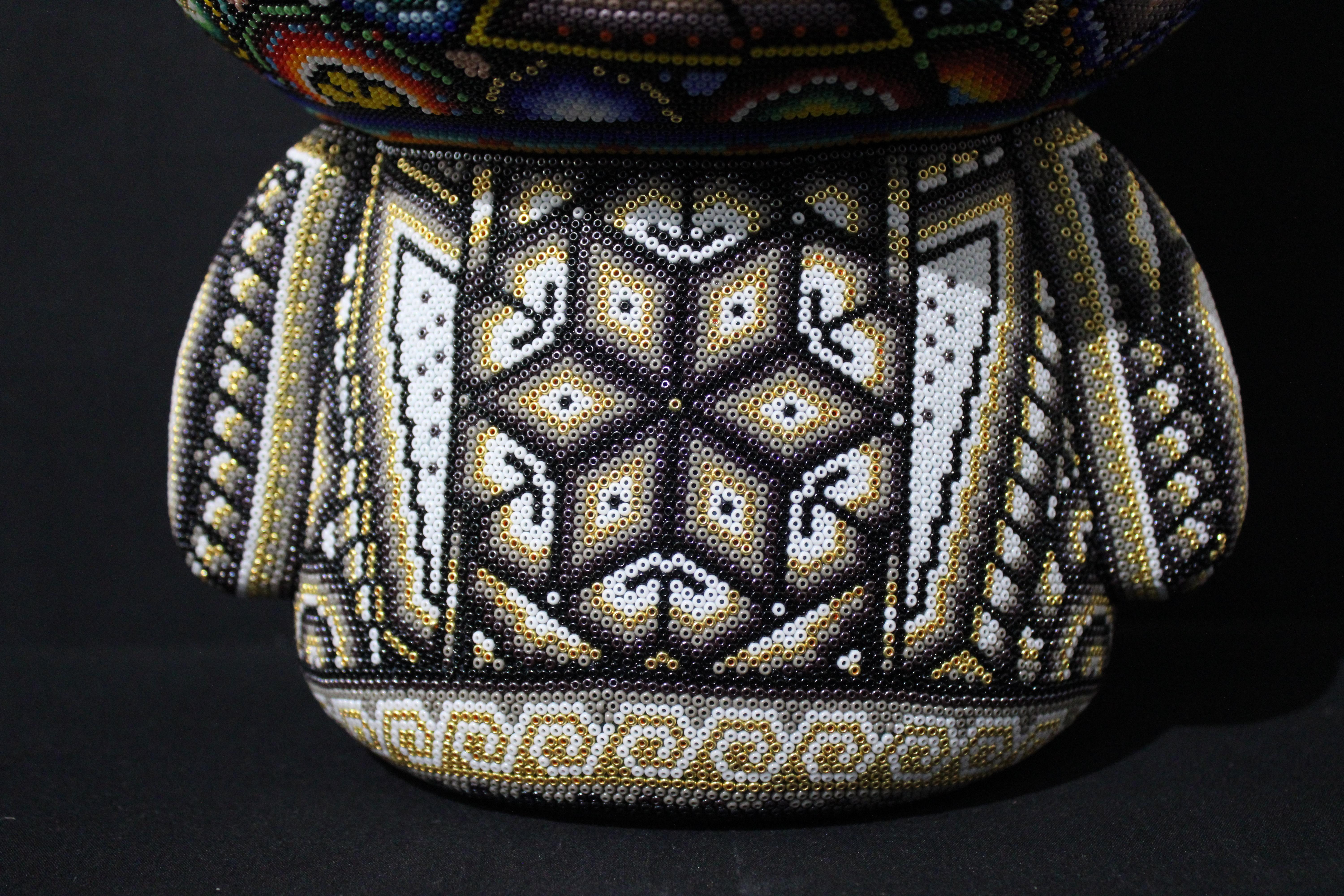 Sculpture Huichol mexicaine 