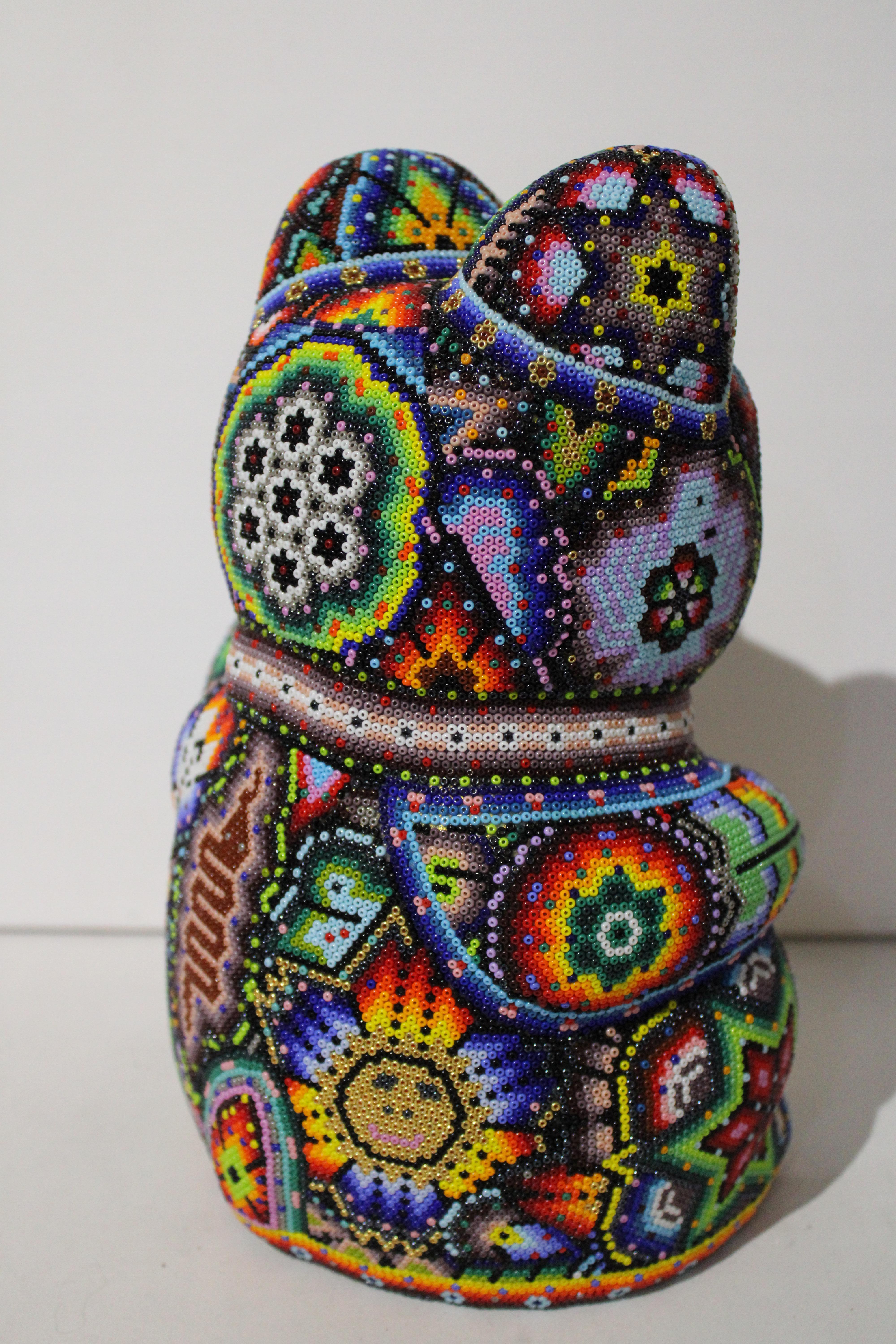 Money Cat from Huichol ALTERATIONS Series For Sale 1