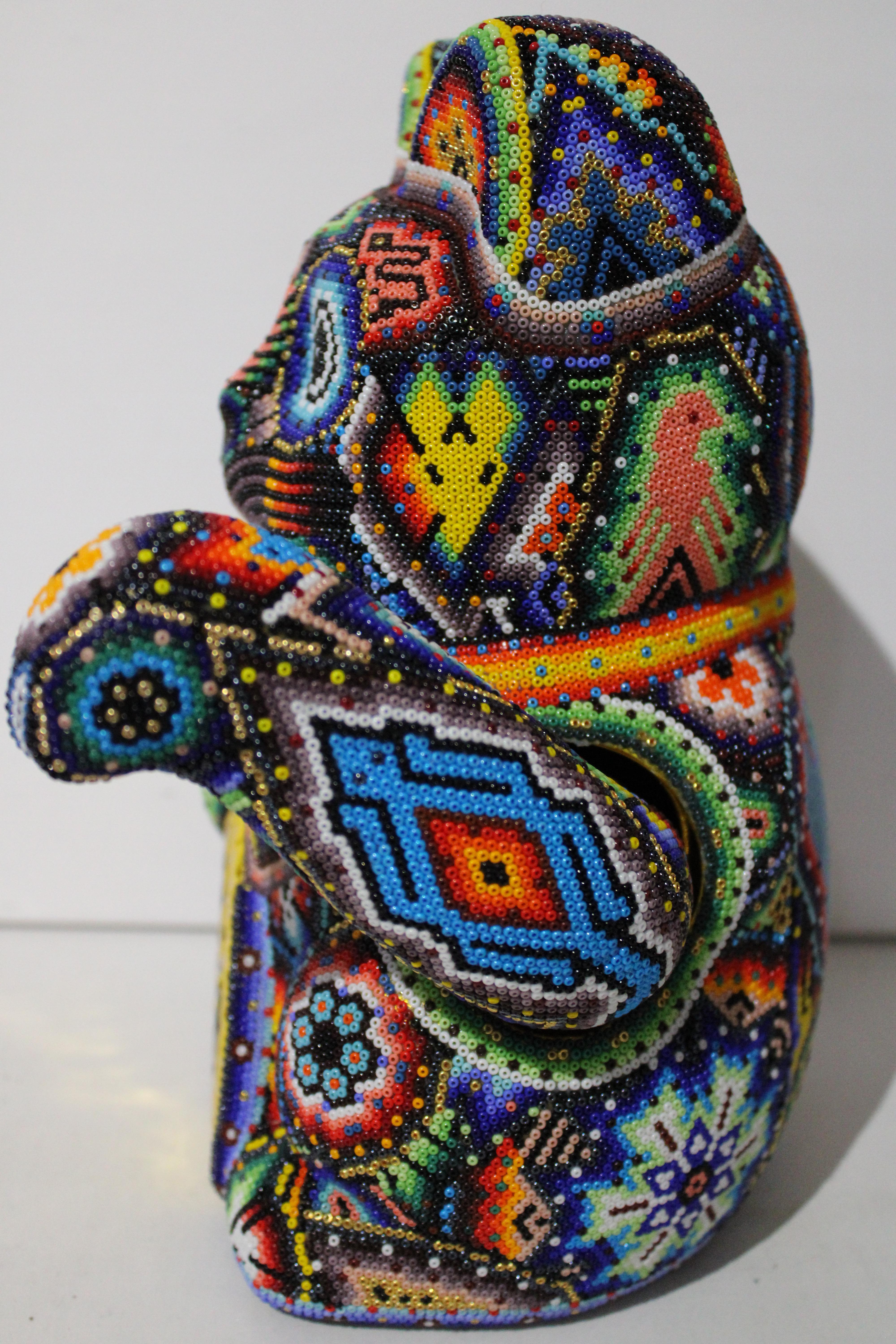Money Cat from Huichol ALTERATIONS Series For Sale 1