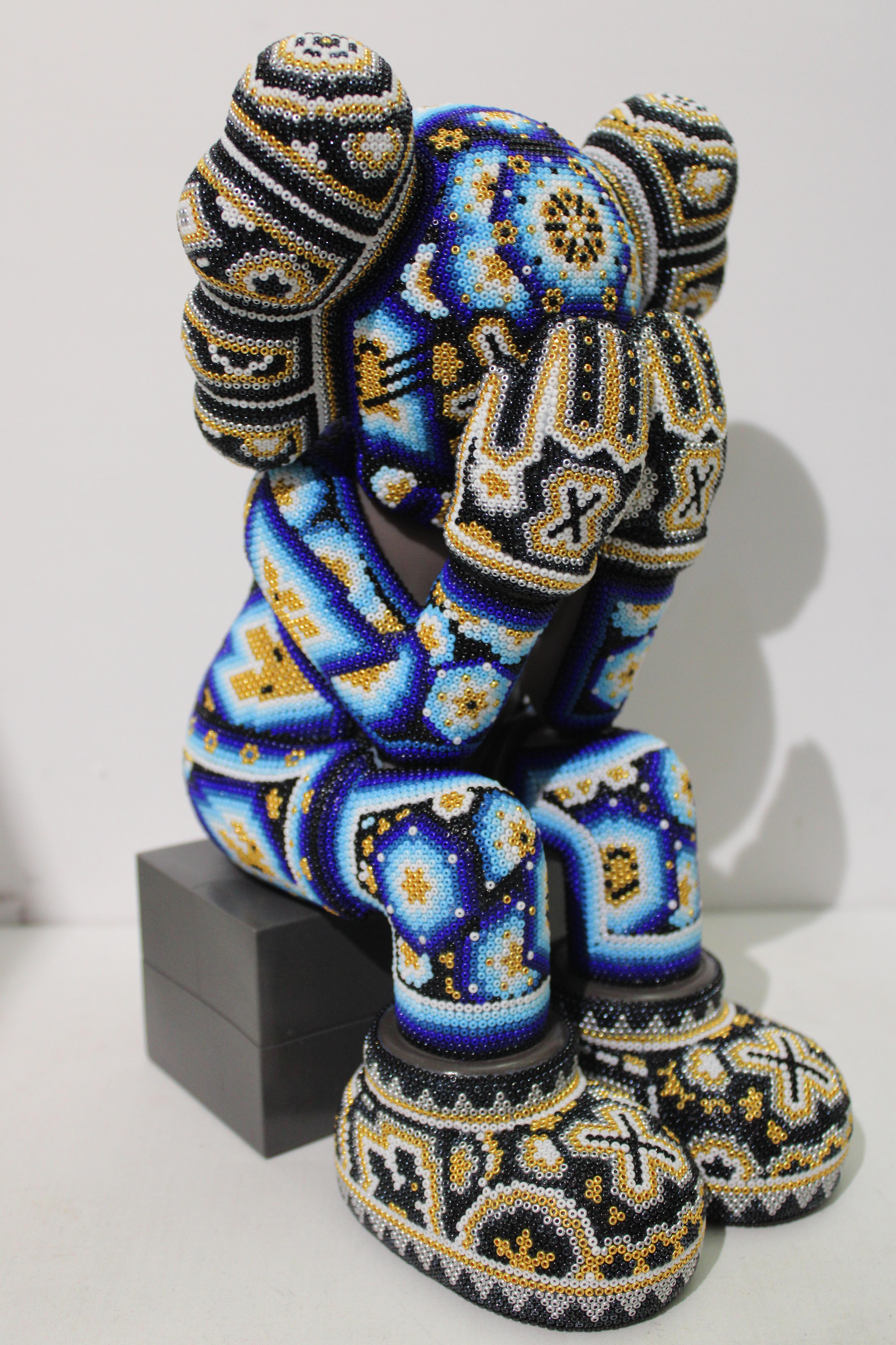 Abstract Sculpture di CHROMA aka Rick Wolfryd  - "Passing Through" dalla serie Huichol ALTERATIONS