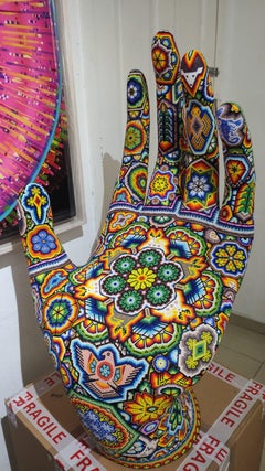 "Reaching Out II"  from Magic Hands Huichol ALTERATIONS Series