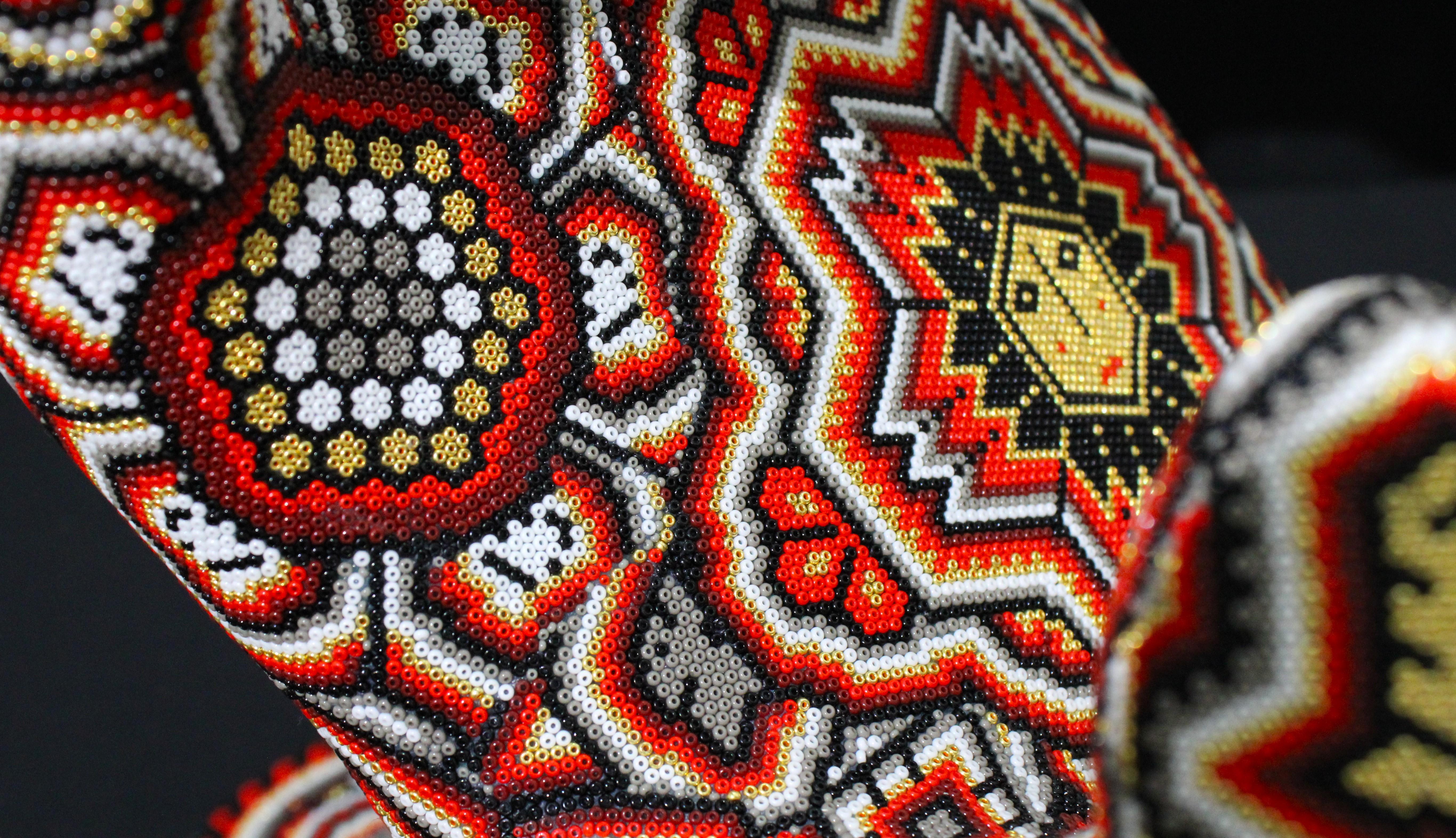 ALTERATION ART . . . is a collaboration process between Rick Wolfryd, fine artist and art dealer with over 40 years experience, and various Mexican Huichol artists and Mexican Huichol art studios that Rick has been drawn to, after 10 plus years of