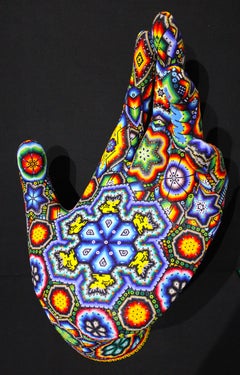"Reaching Out I"  from Magic Hands Huichol ALTERATIONS Series