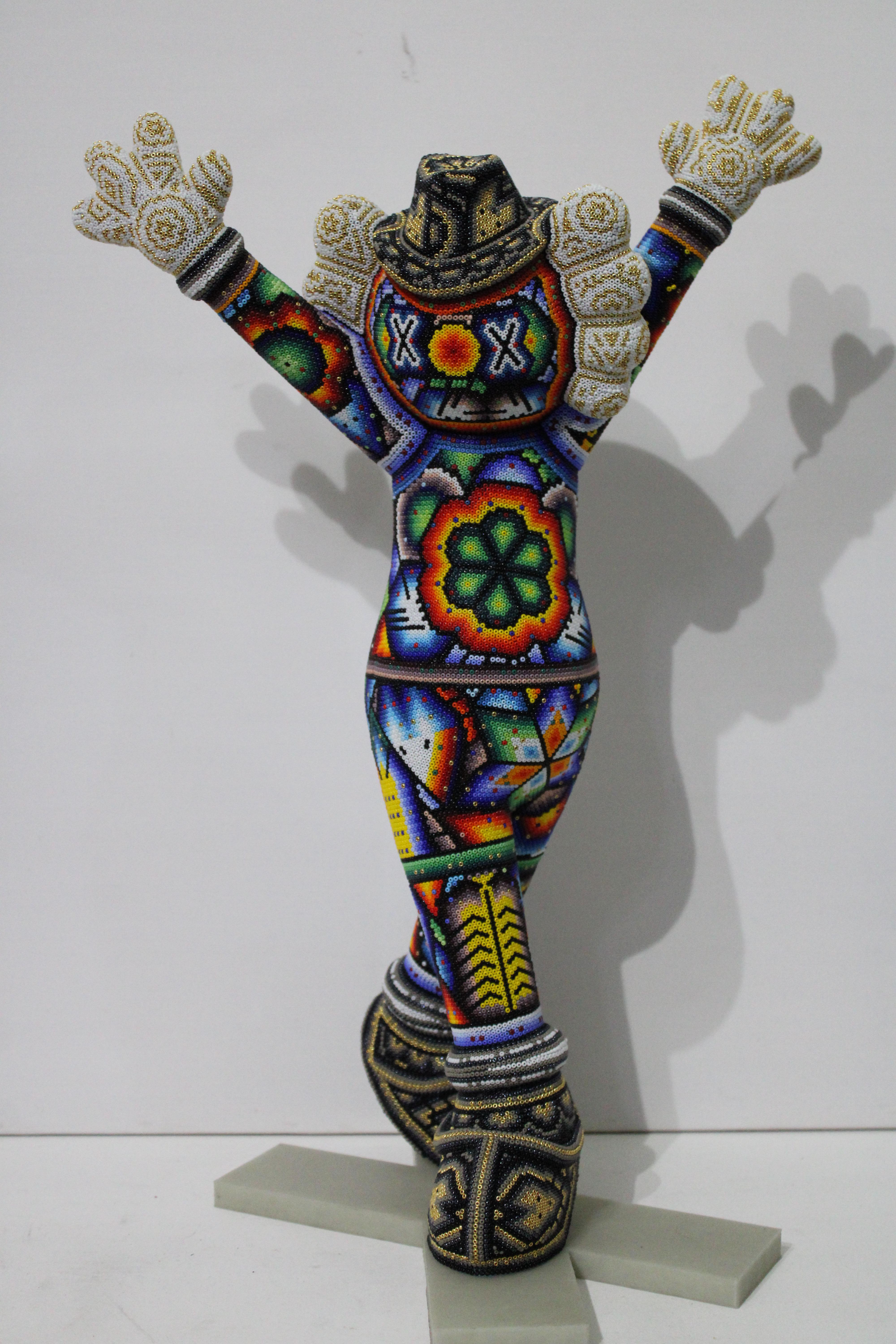 Questo è quanto  dalla serie Huichol - Sculpture Pop Art di CHROMA aka Rick Wolfryd 