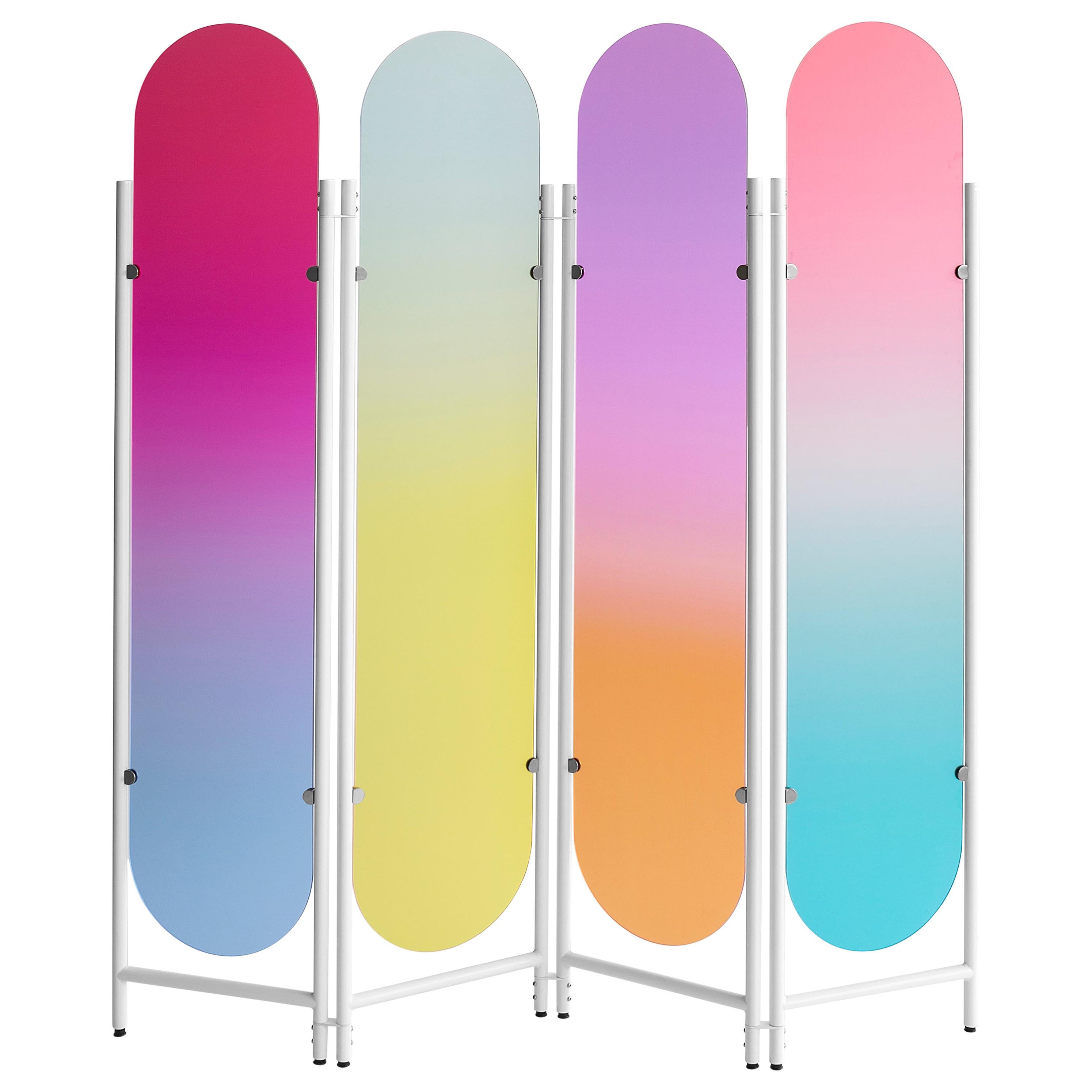 Chroma Contemporary Room Divider in Acrylic and Metal