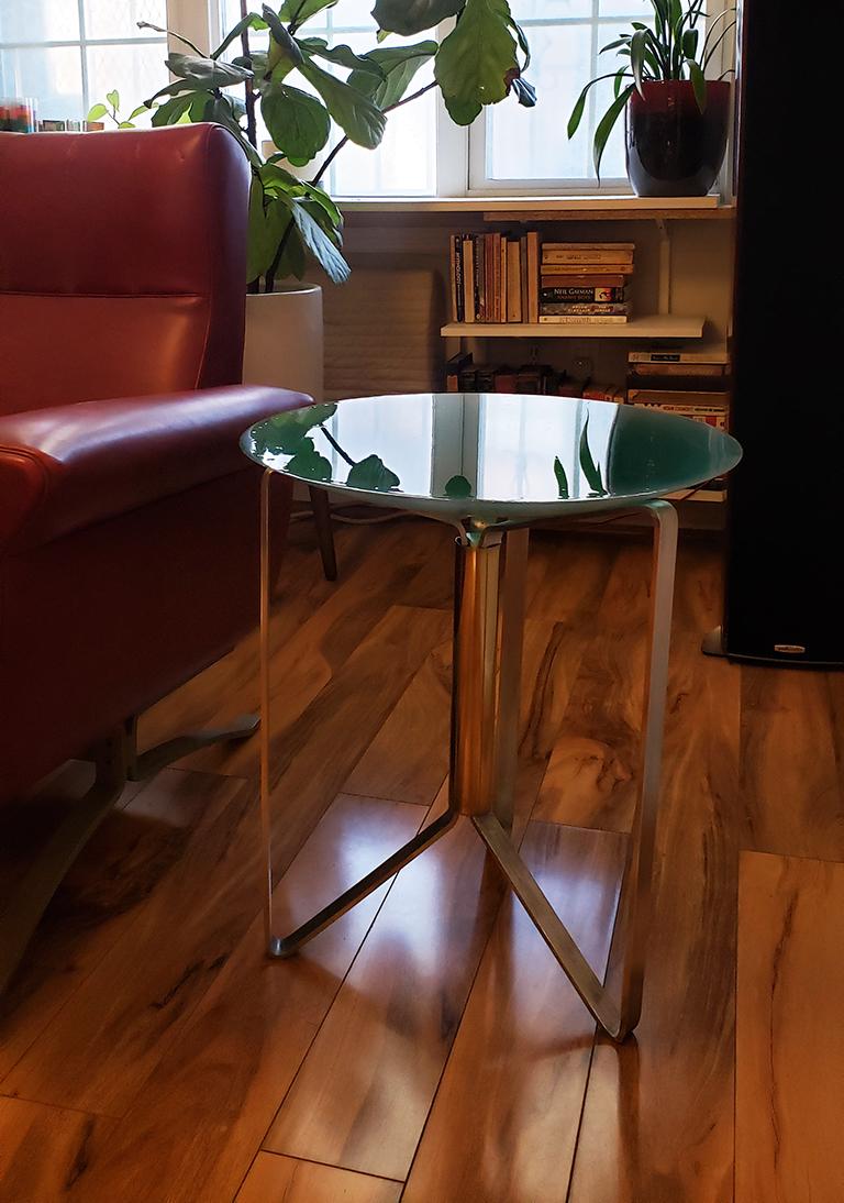 American Chroma (Emerald) a Side Table by Jason Robinson For Sale