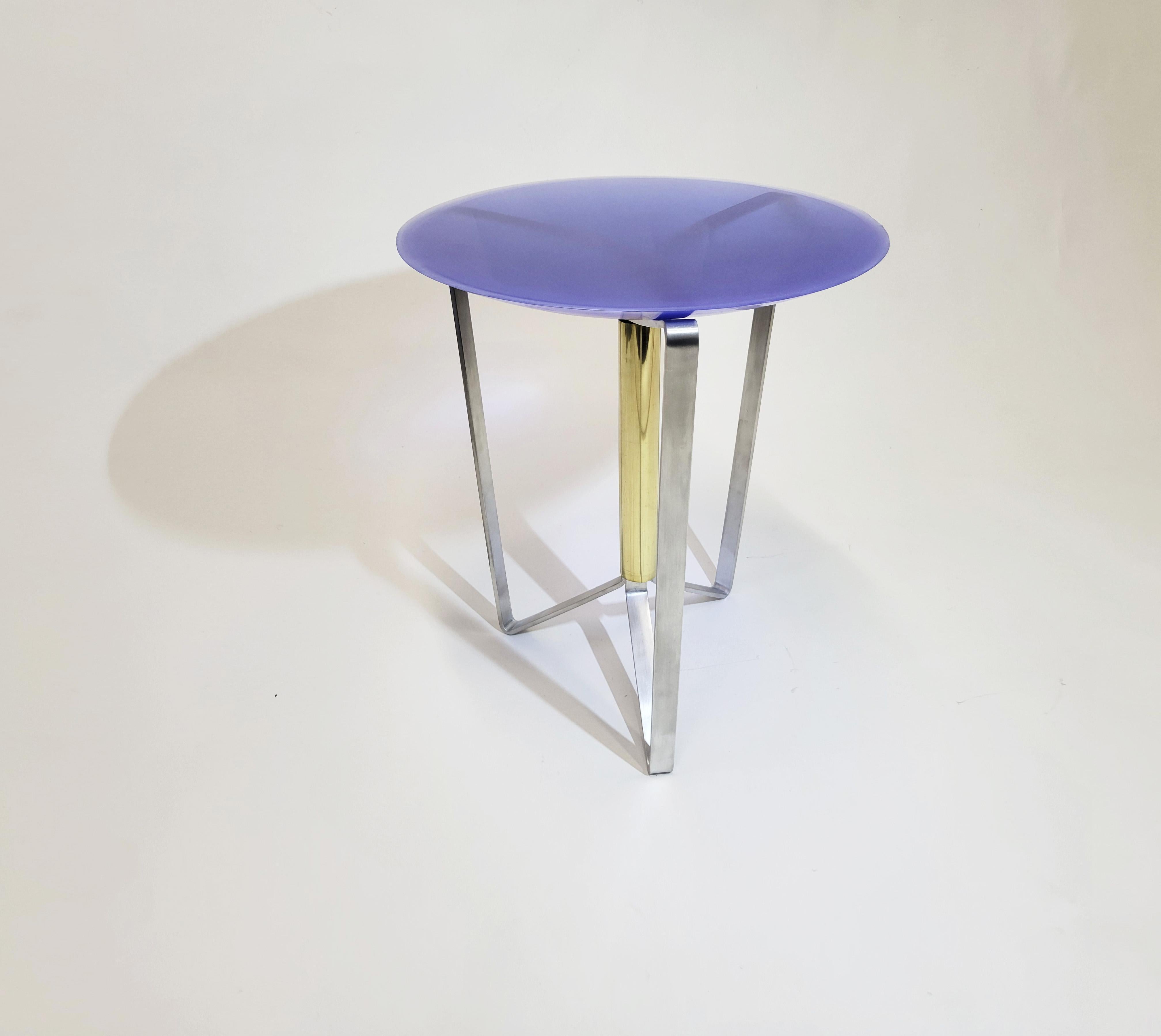 Moulage Table d'appoint Chroma (Tanzanite Blue) de Jason Robinson en vente