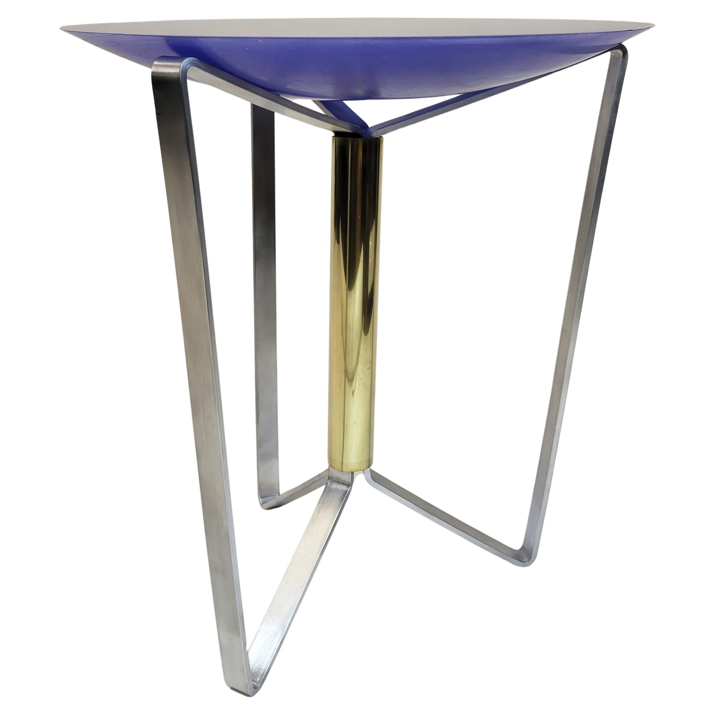 Chroma (Tanzanite Blue) a Side Table by Jason Robinson