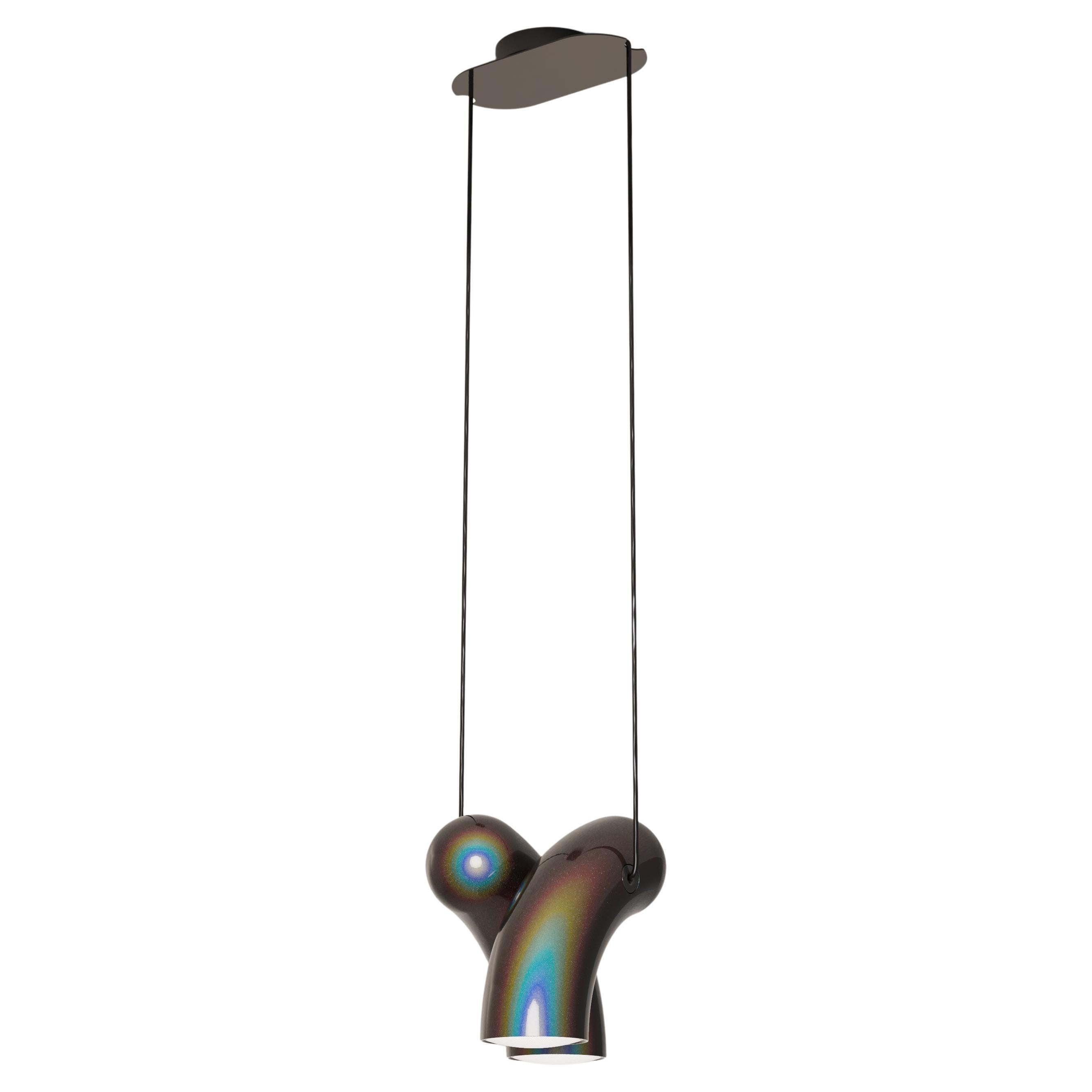 Chromatic Black Hyphen Pendant Lamp by Studio d'Armes