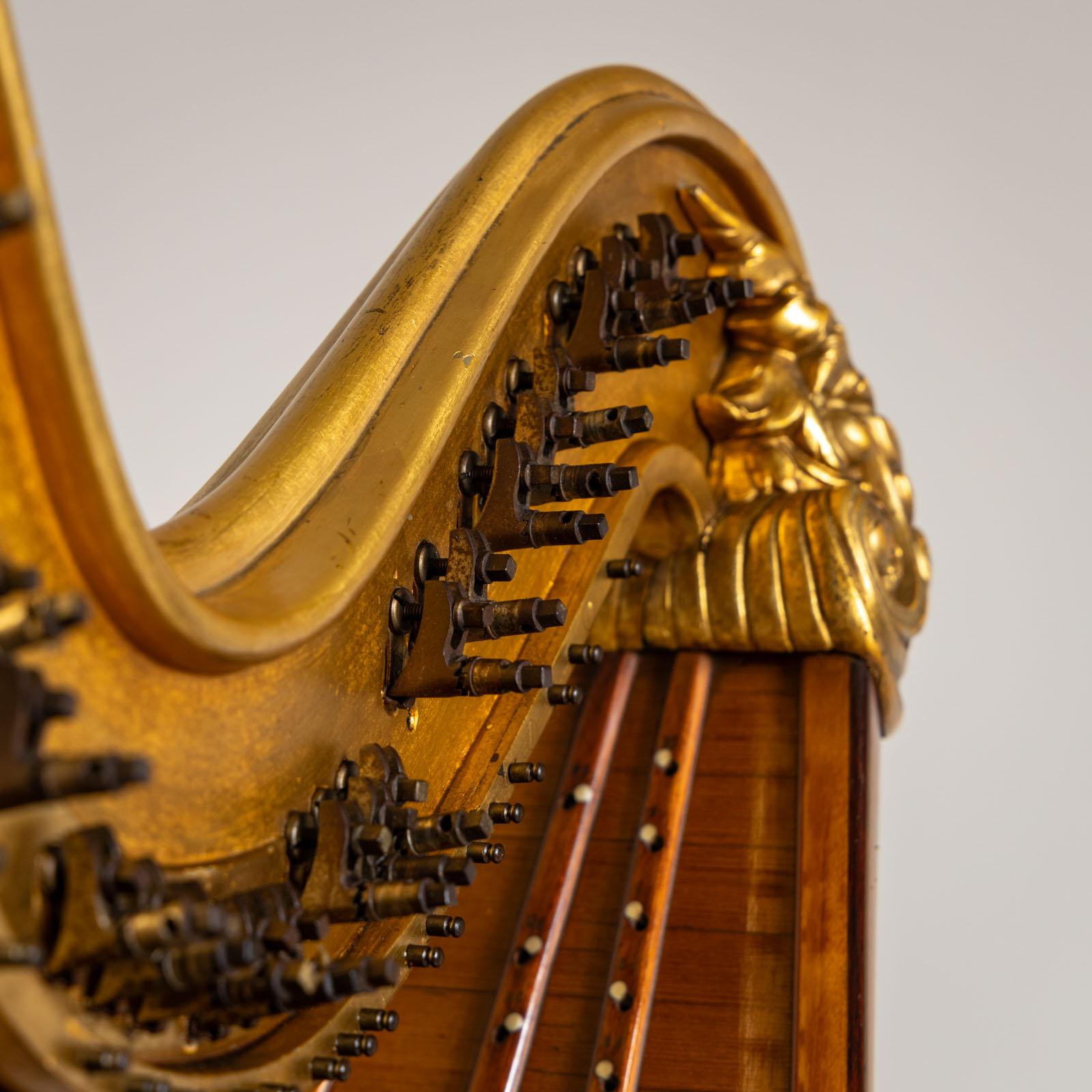 Chromatic Double Harp, Pleyel, Lyon & Cie, Paris, circa 1900 For Sale 6