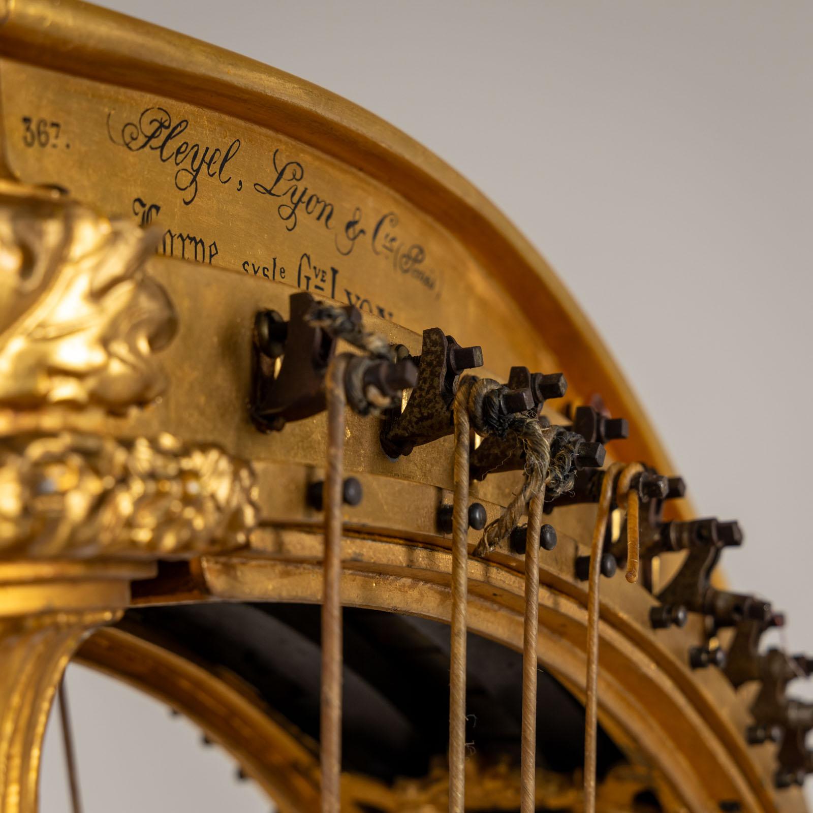 Chromatic Double Harp, Pleyel, Lyon & Cie, Paris, circa 1900 For Sale 7