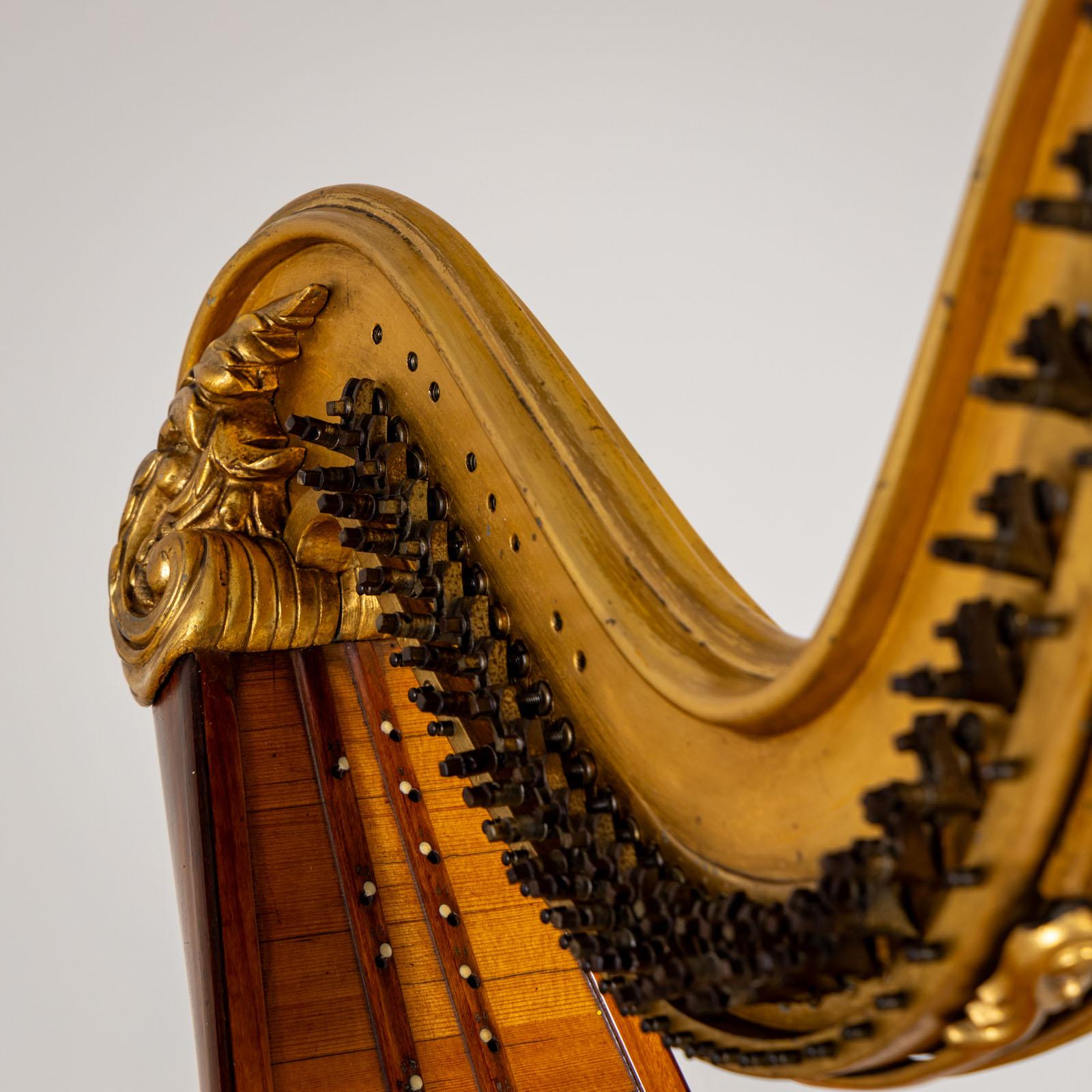 Chromatic Double Harp, Pleyel, Lyon & Cie, Paris, circa 1900 For Sale 10