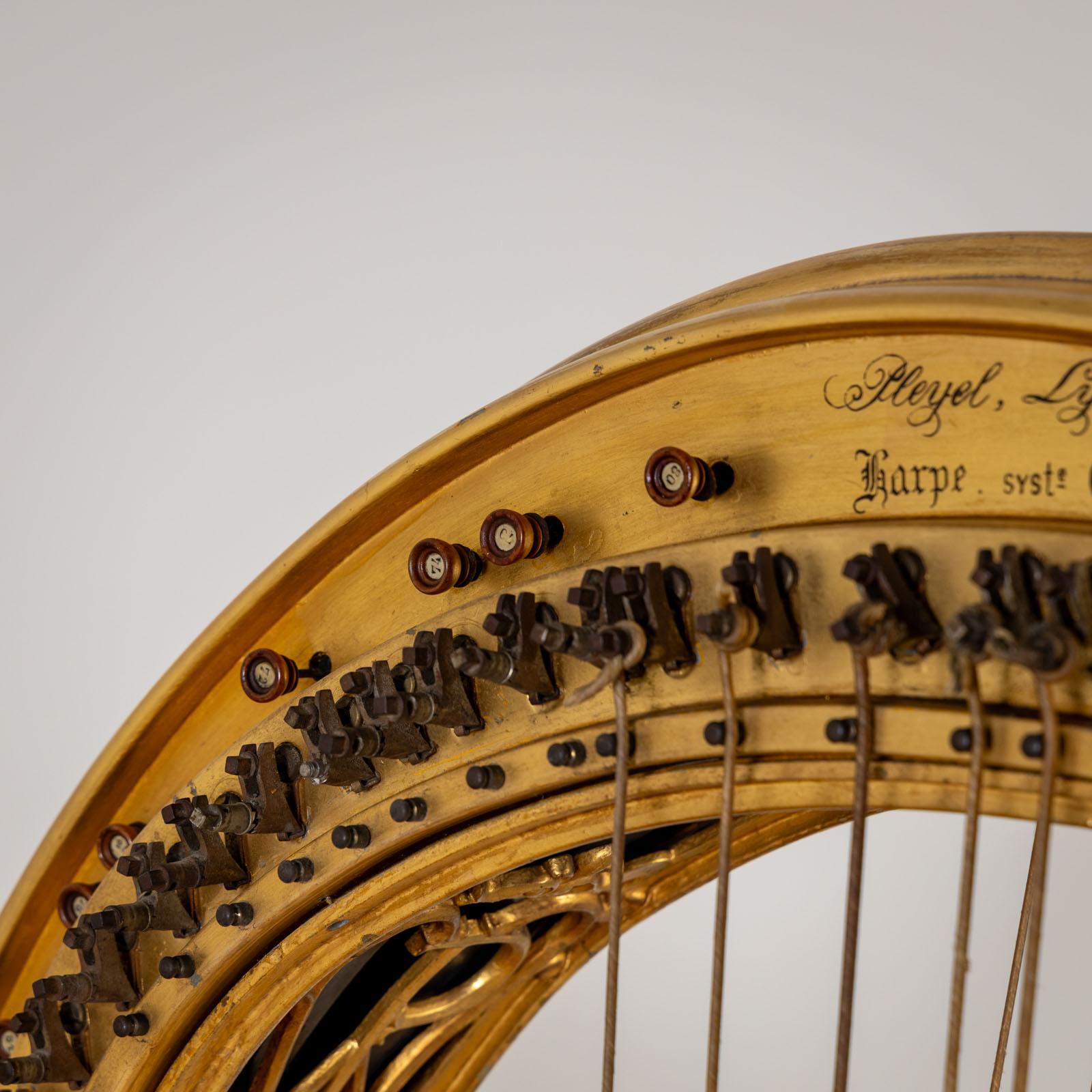 Chromatic Double Harp, Pleyel, Lyon & Cie, Paris, circa 1900 For Sale 12