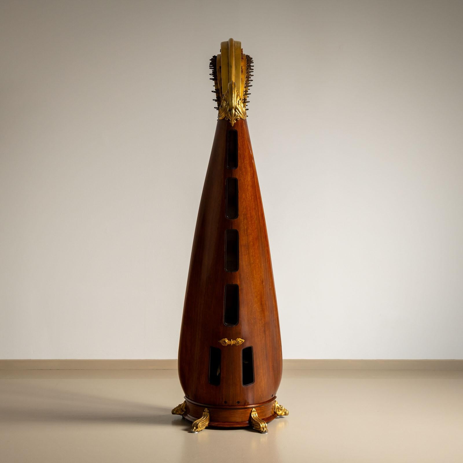 Acajou Harpe double chromatique, Pleyel, Lyon & Cie, Paris, vers 1900 en vente
