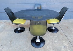 Chromcraft Lucite & Glass Space-Age Dining Set, 1970's