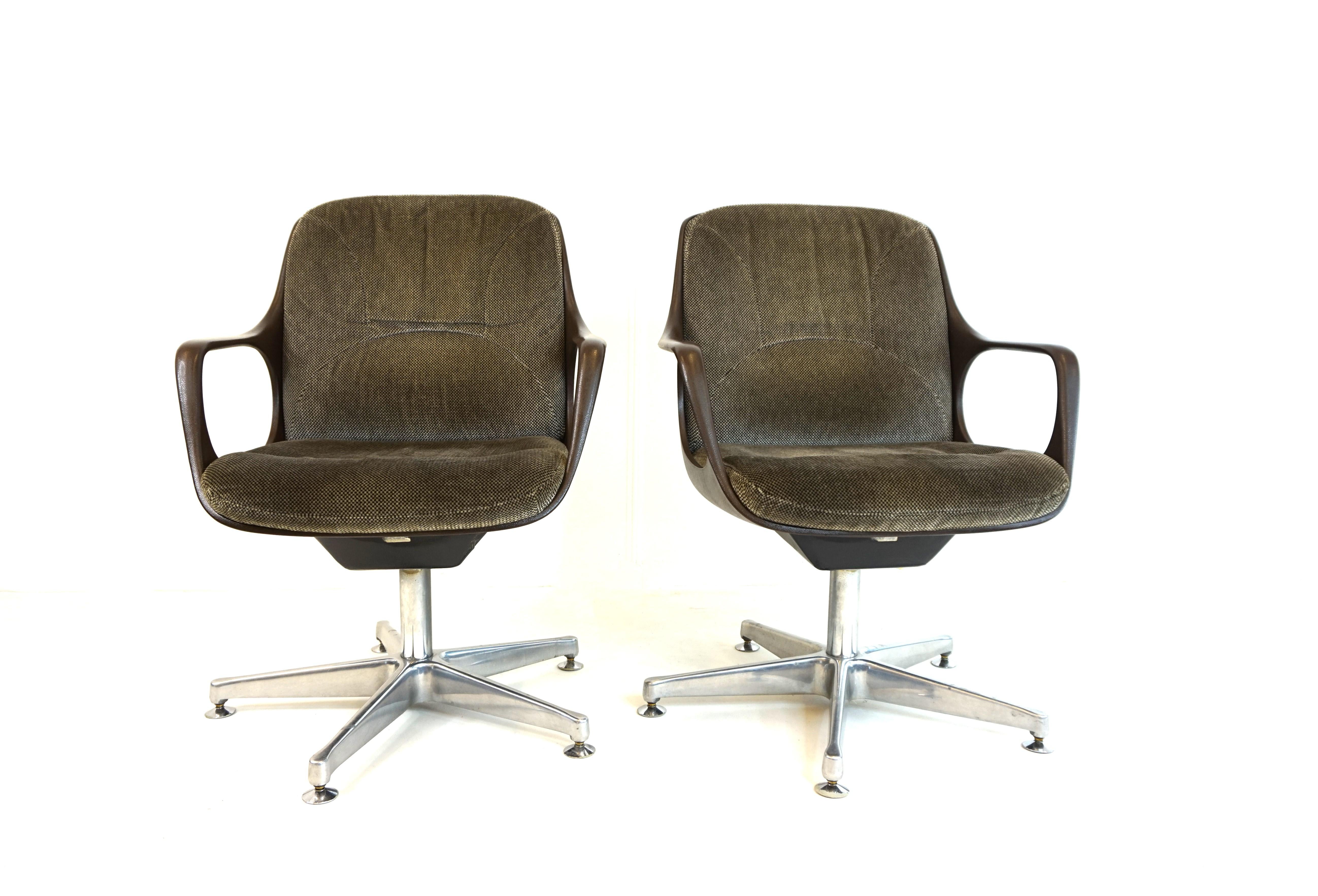 Chromcraft Set of 2 Space Age Office/Dining Room Chairs 4