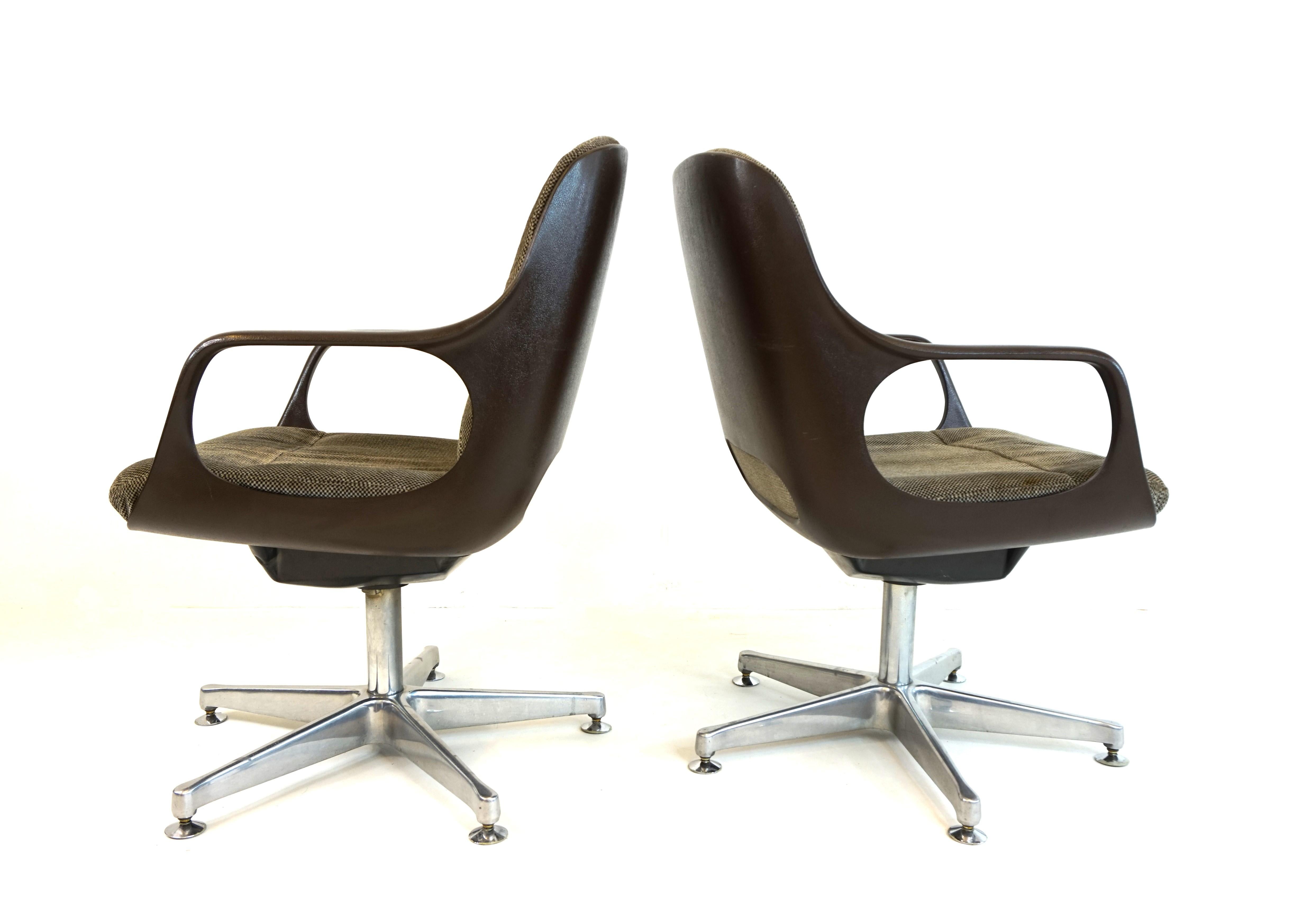 Chromcraft Set of 2 Space Age Office/Dining Room Chairs 2