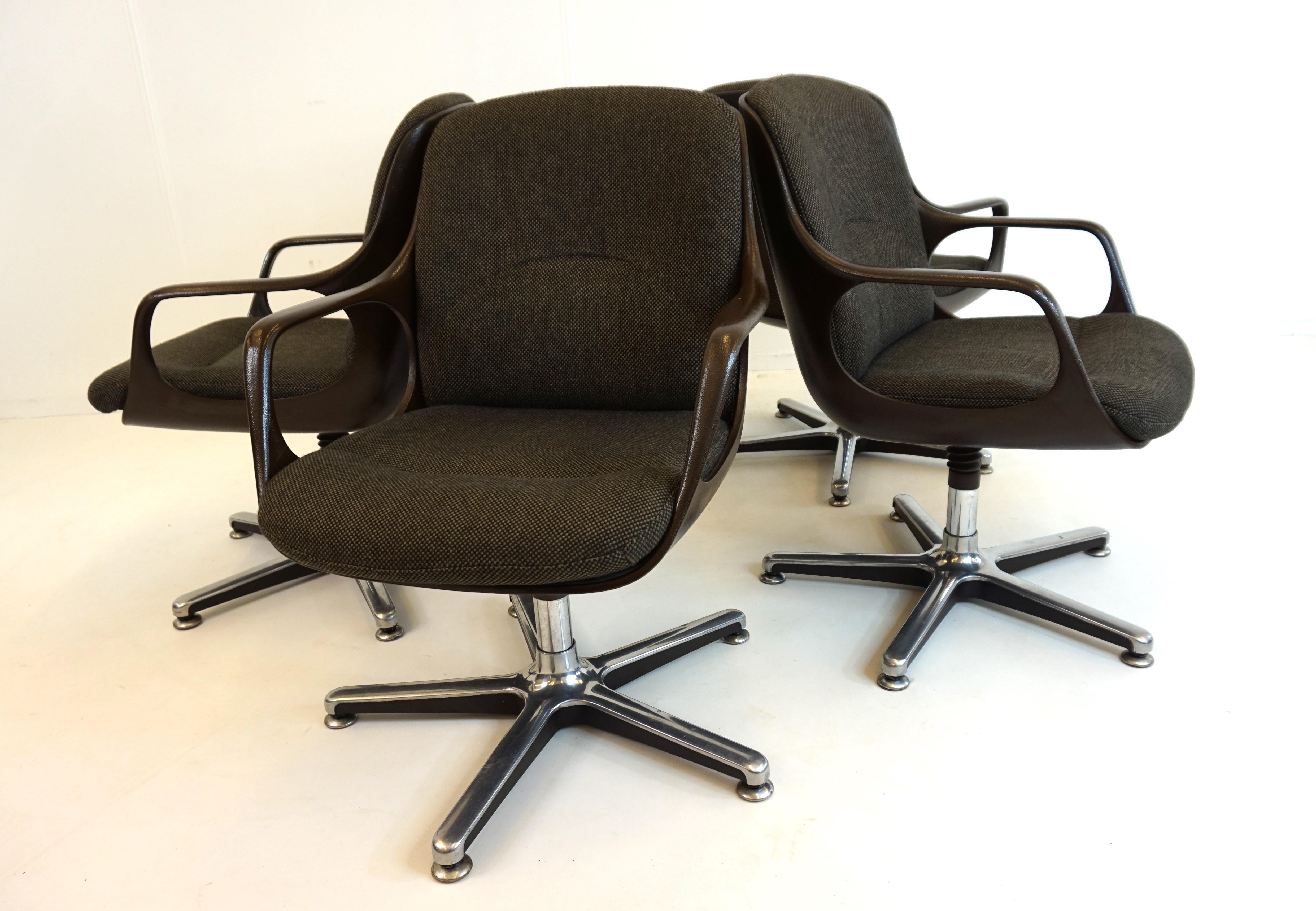 Chromcraft Set of 5 Space Age Office/Dining Room Chairs 4