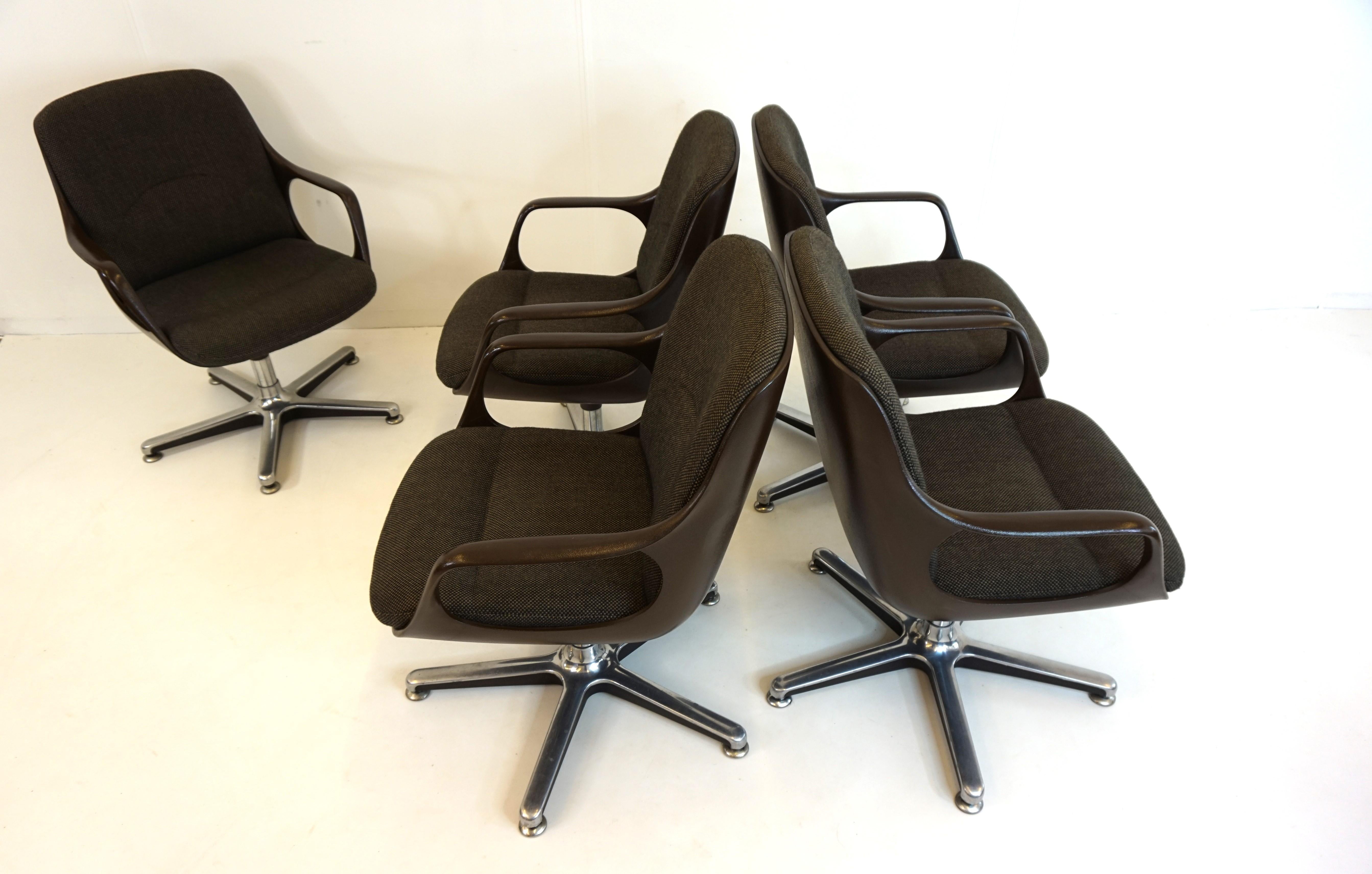 Chromcraft Set of 5 Space Age Office/Dining Room Chairs 14