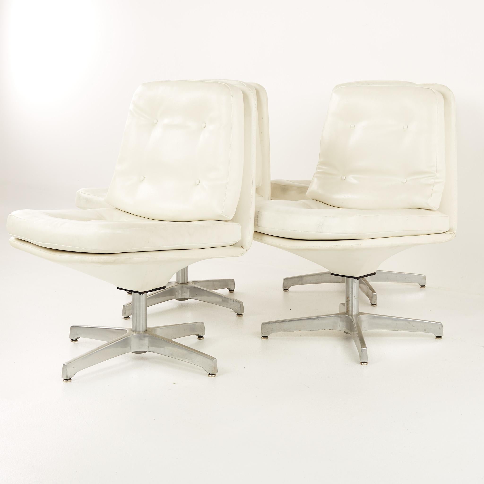 white vinyl chairs