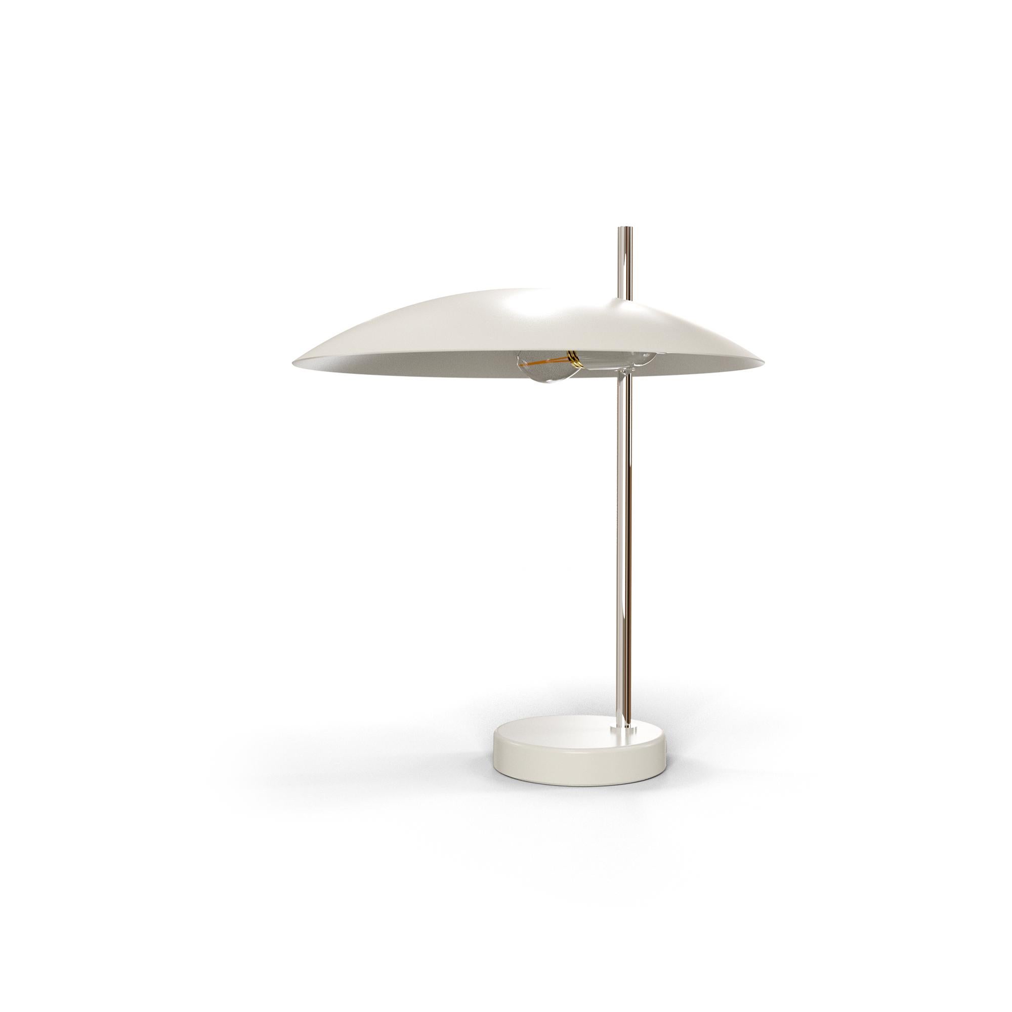 Post-Modern Chrome 1013 Table Lamp by Disderot For Sale