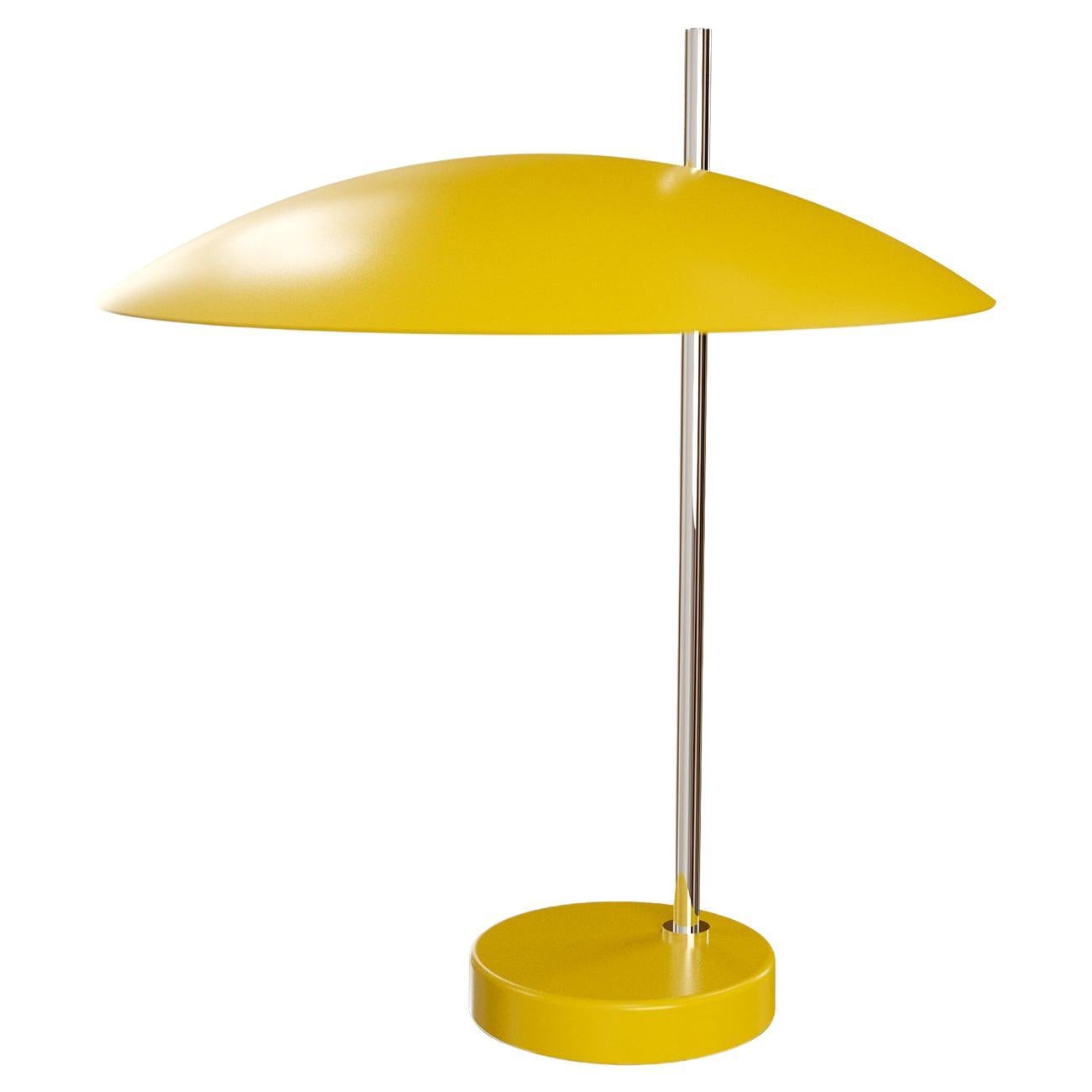 Lampe de table chromée 1013 de Disderot