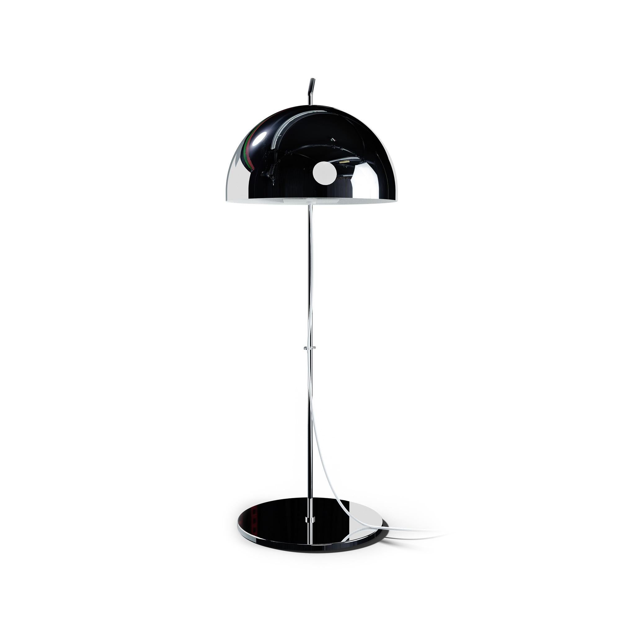 Post-Modern Chrome A21 Table Lamp by Disderot For Sale