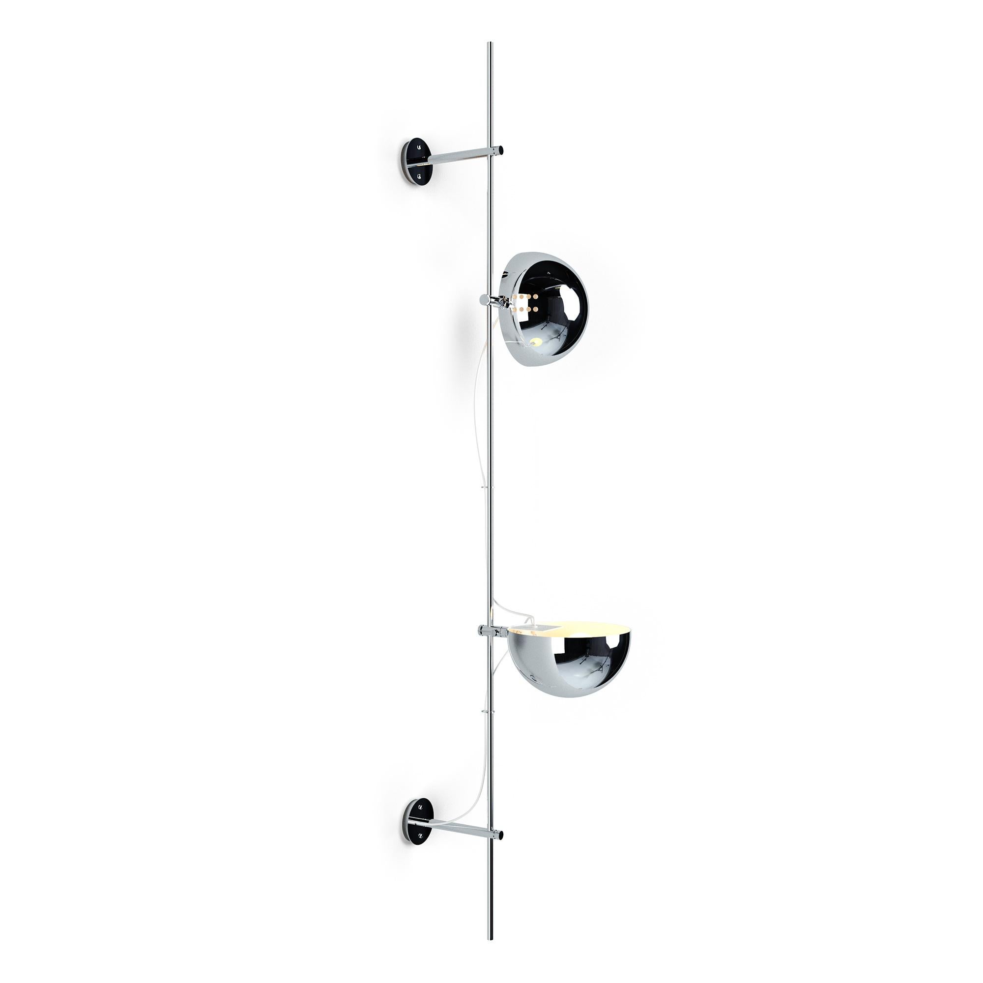 Lacquered Chrome A24-1500 Wall Lamp by Disderot For Sale