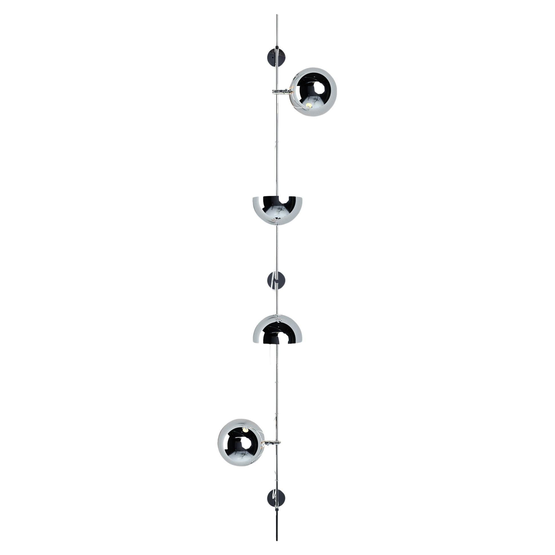 Lampada da parete Chrome A24-2200 di Disderot