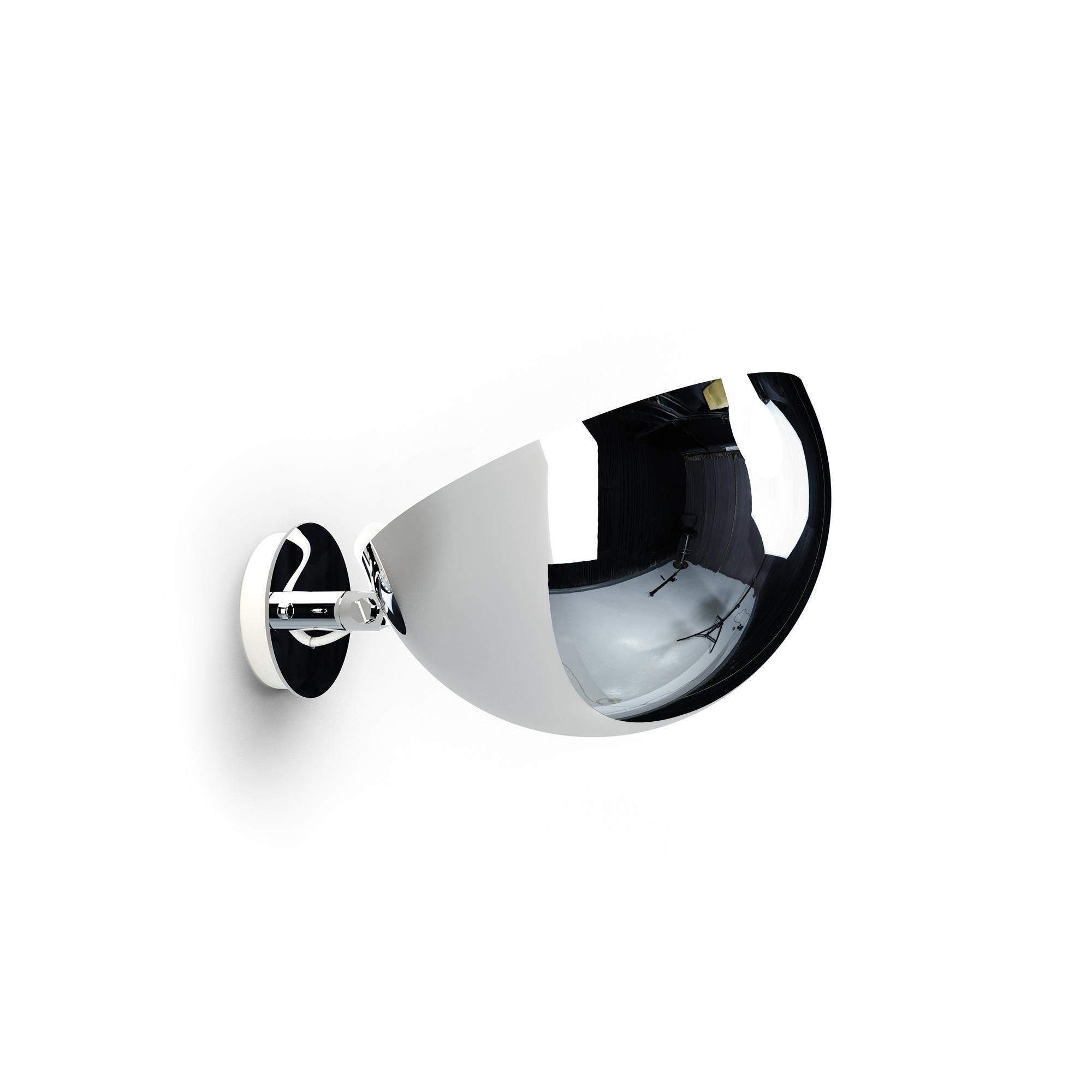 French Chrome A25 Wall Lamp by Disderot For Sale