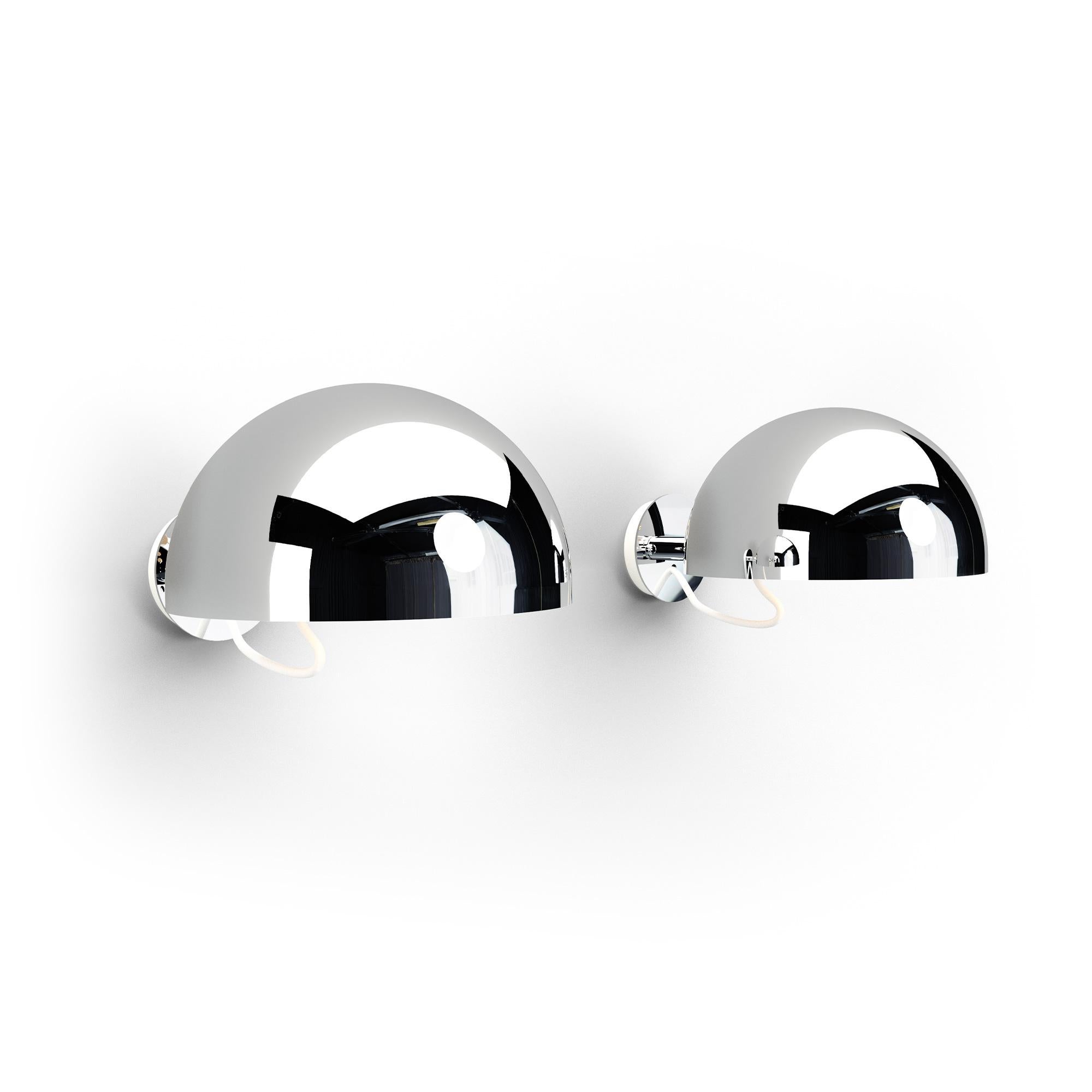 Other Chrome A25 Wall Lamp by Disderot For Sale