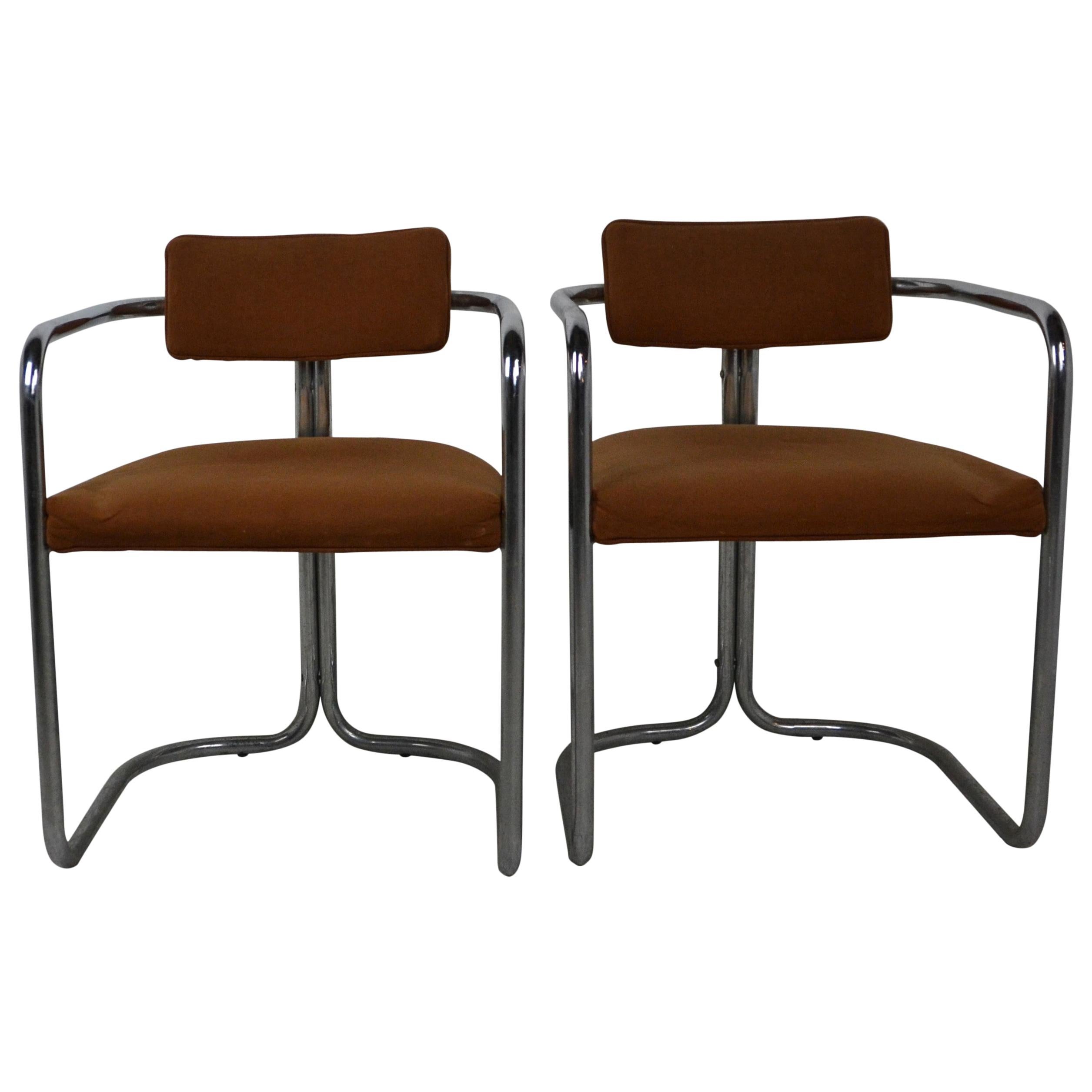 Chrome Accent Chairs at 1stDibs