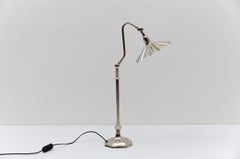 Chrome Adjustable Table Lamp, 1970s Mid-Century Modern
