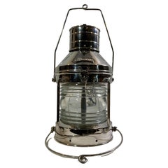 Vintage Chrome Anchor Lantern