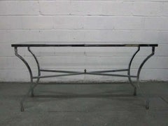 Chrome and Brass Console after Jansen