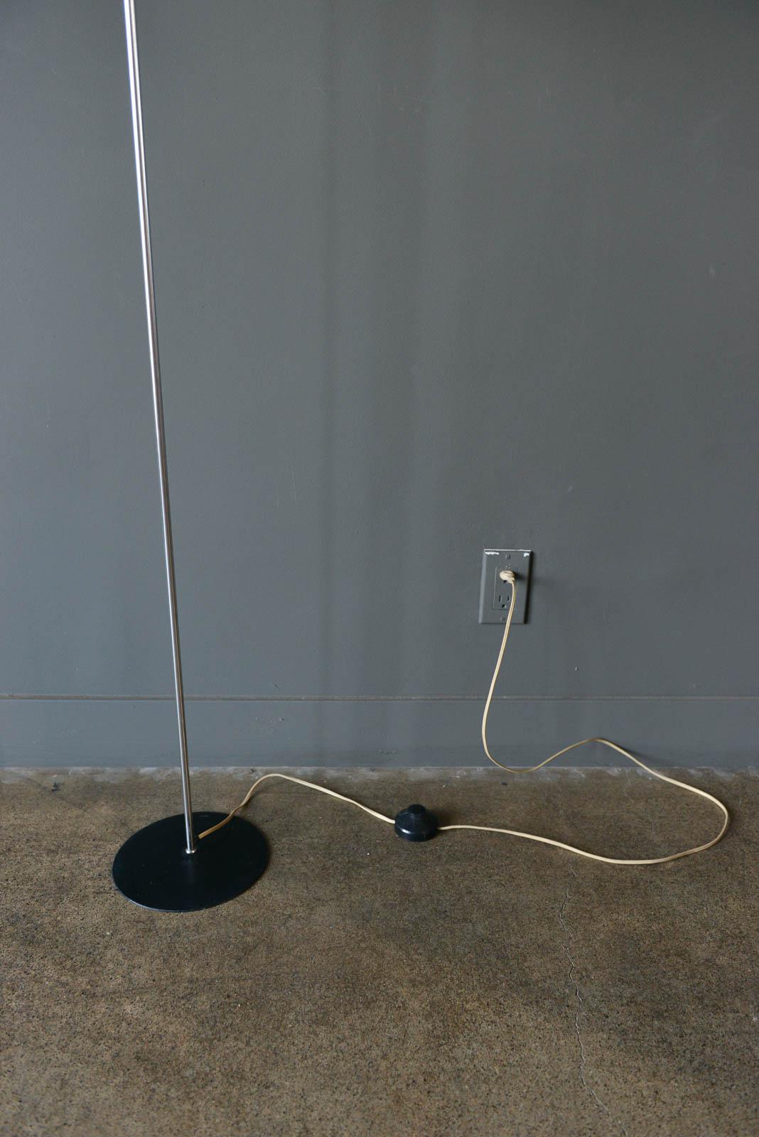 Chrome and Enamel Floor Lamp by Lad Team for Swiss Lamps Int'l, circa 1960 1