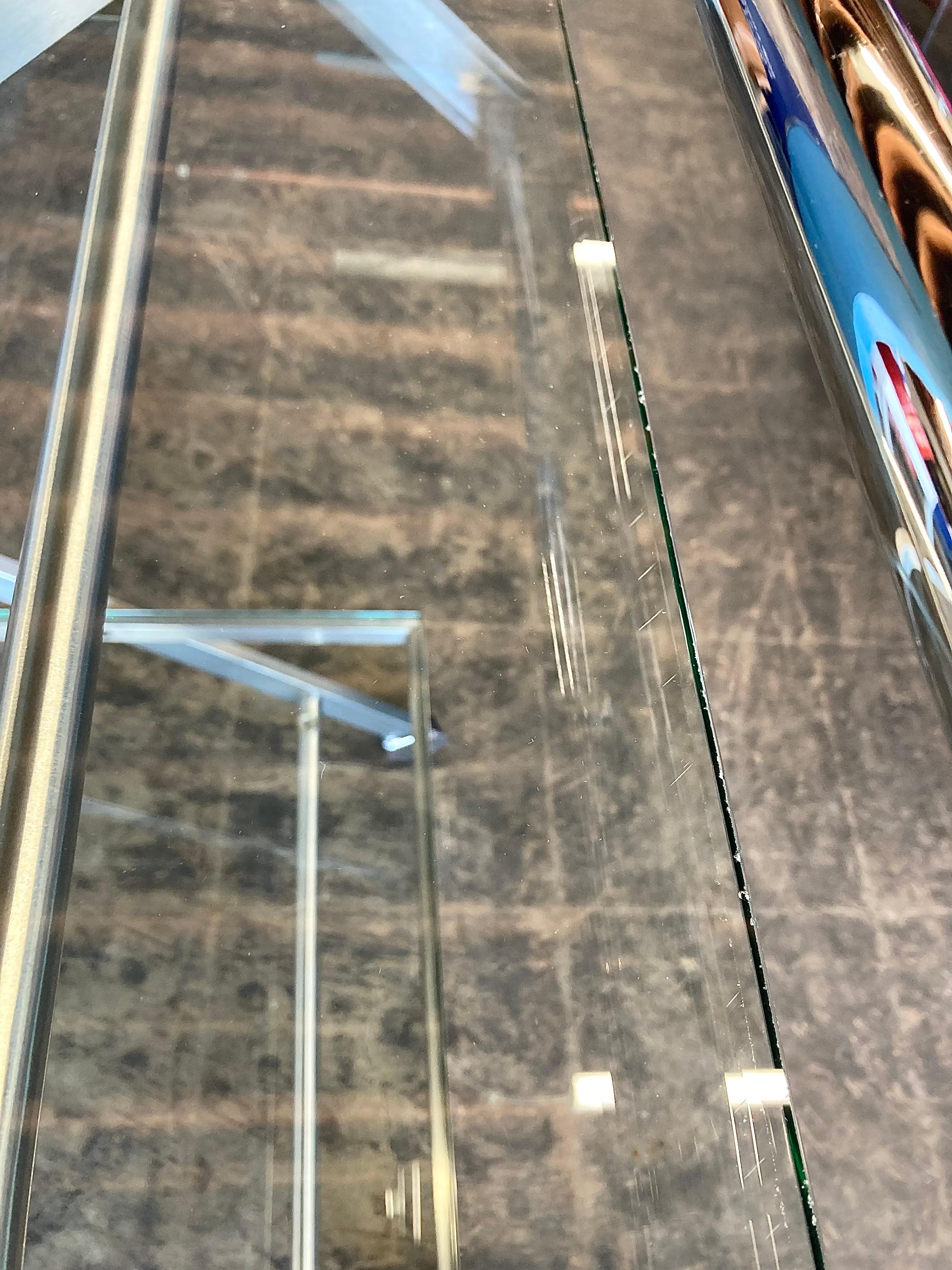 Chrome and Glass Bar Cart For Sale 2