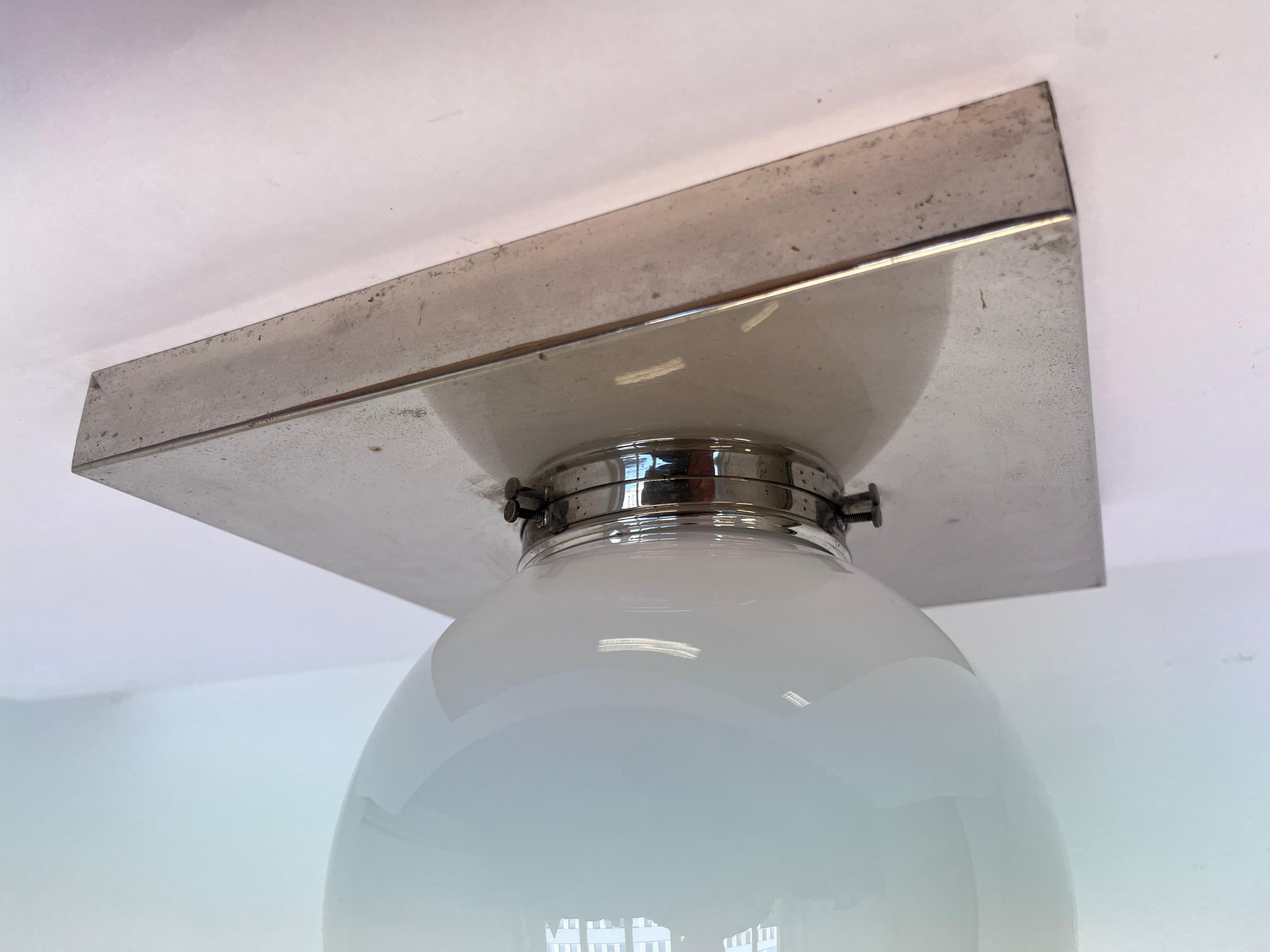 Plafonnier / encastré Bauhaus, années 1930 Bon état - En vente à Praha, CZ