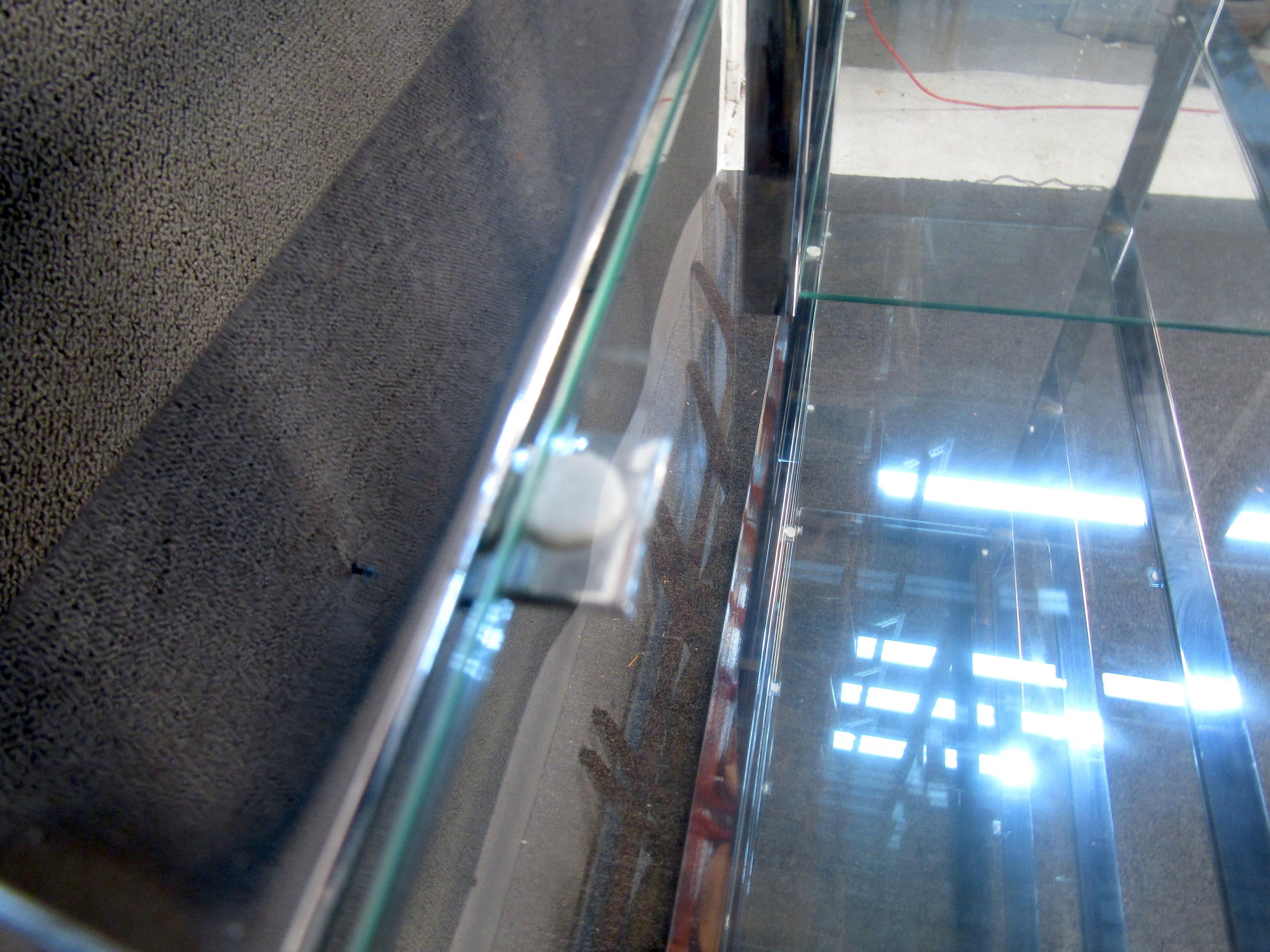 Chrome and Glass Etagere by Milo Baughman 4