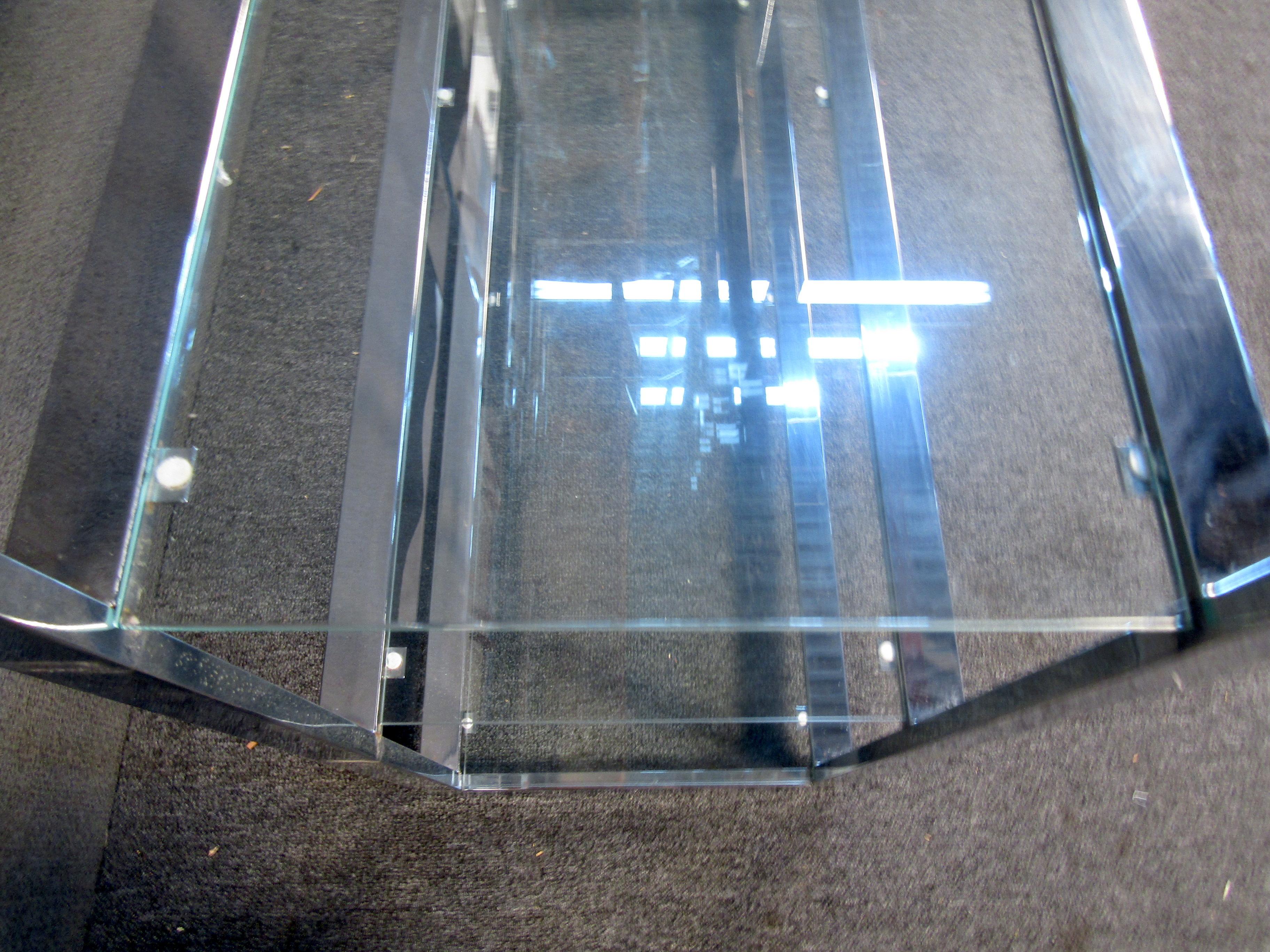 Chrome and Glass Etagere by Milo Baughman 5