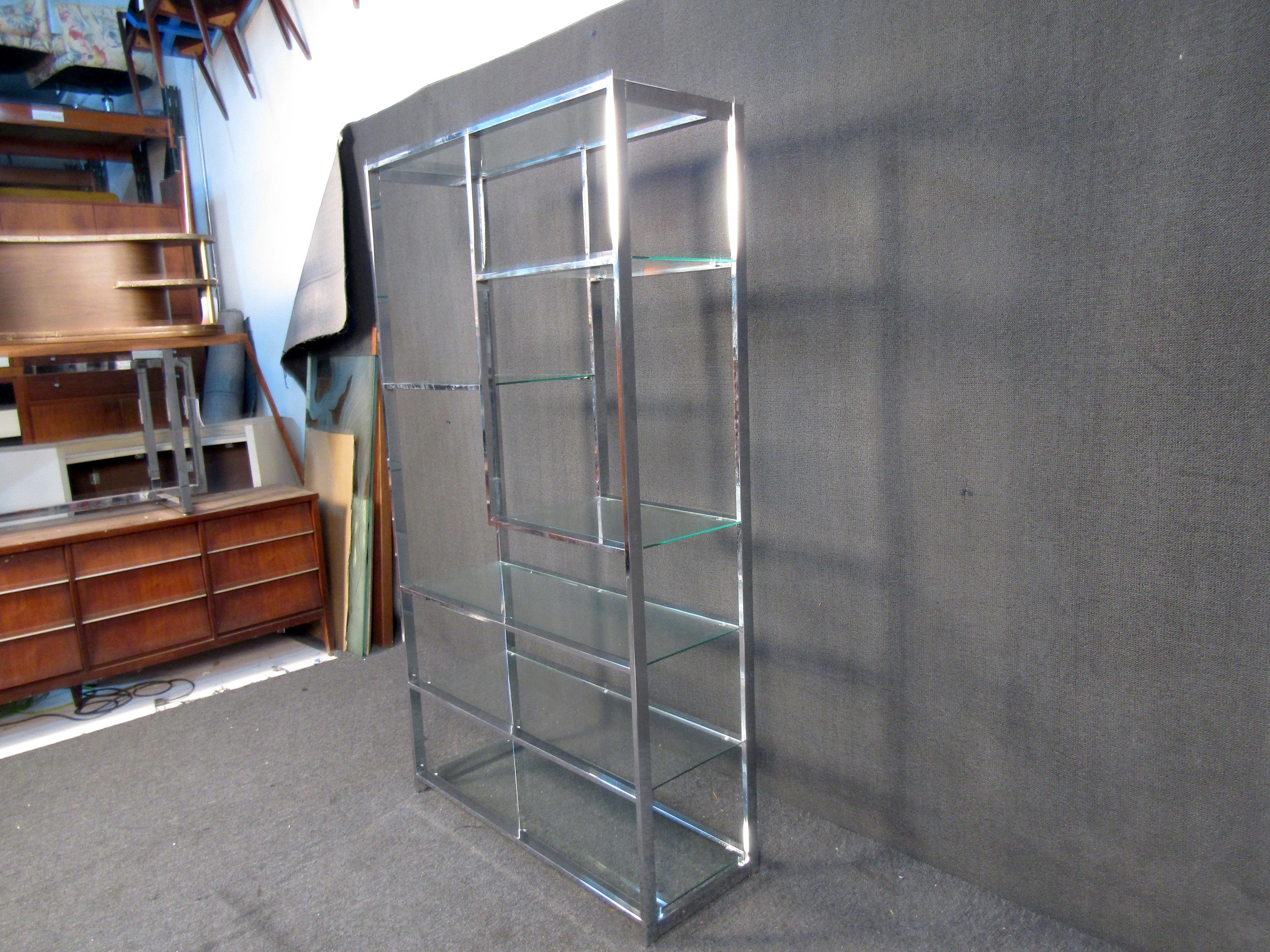 chrome etagere
