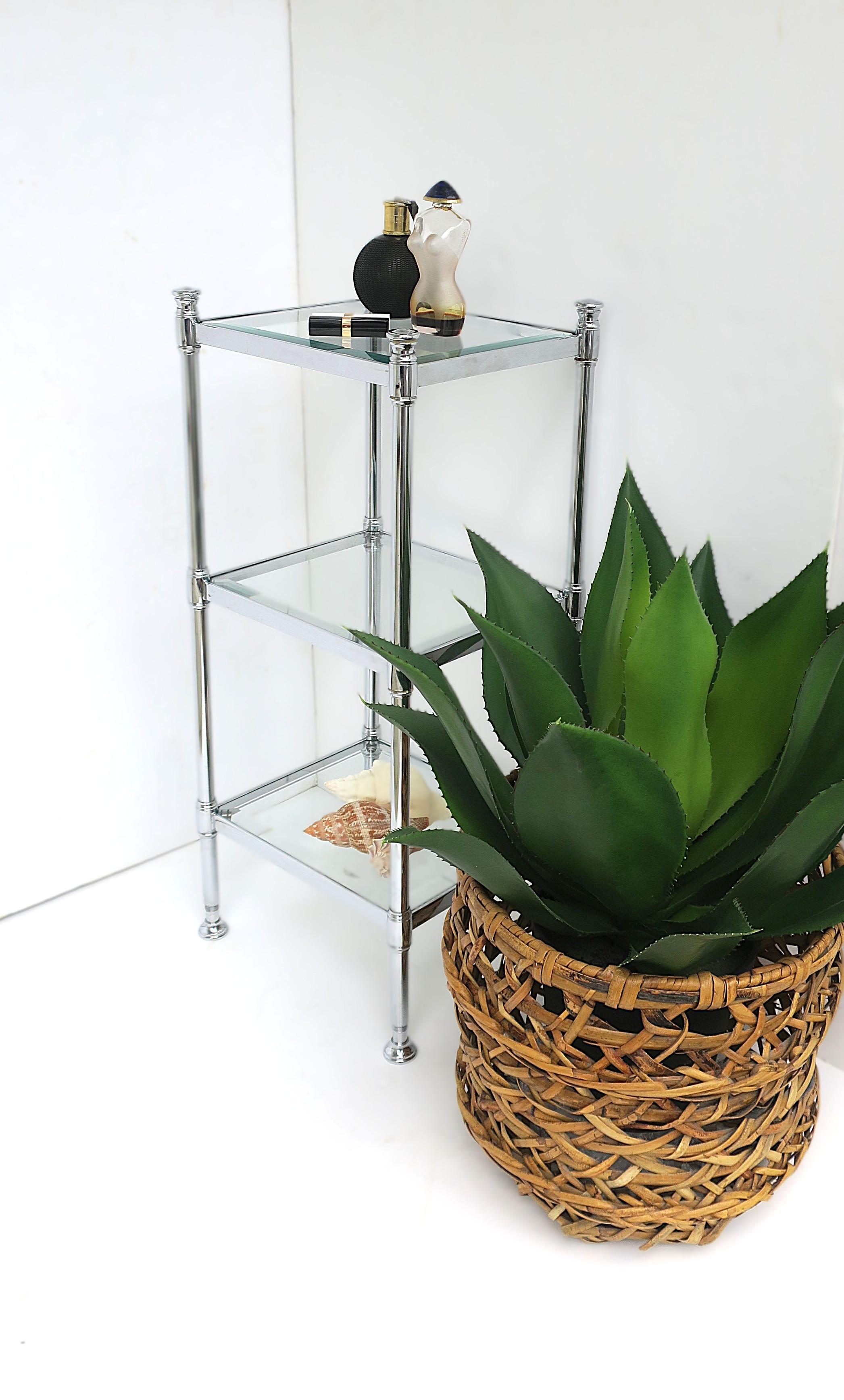 Estantería Étagère Cromada y Cristal en venta 4