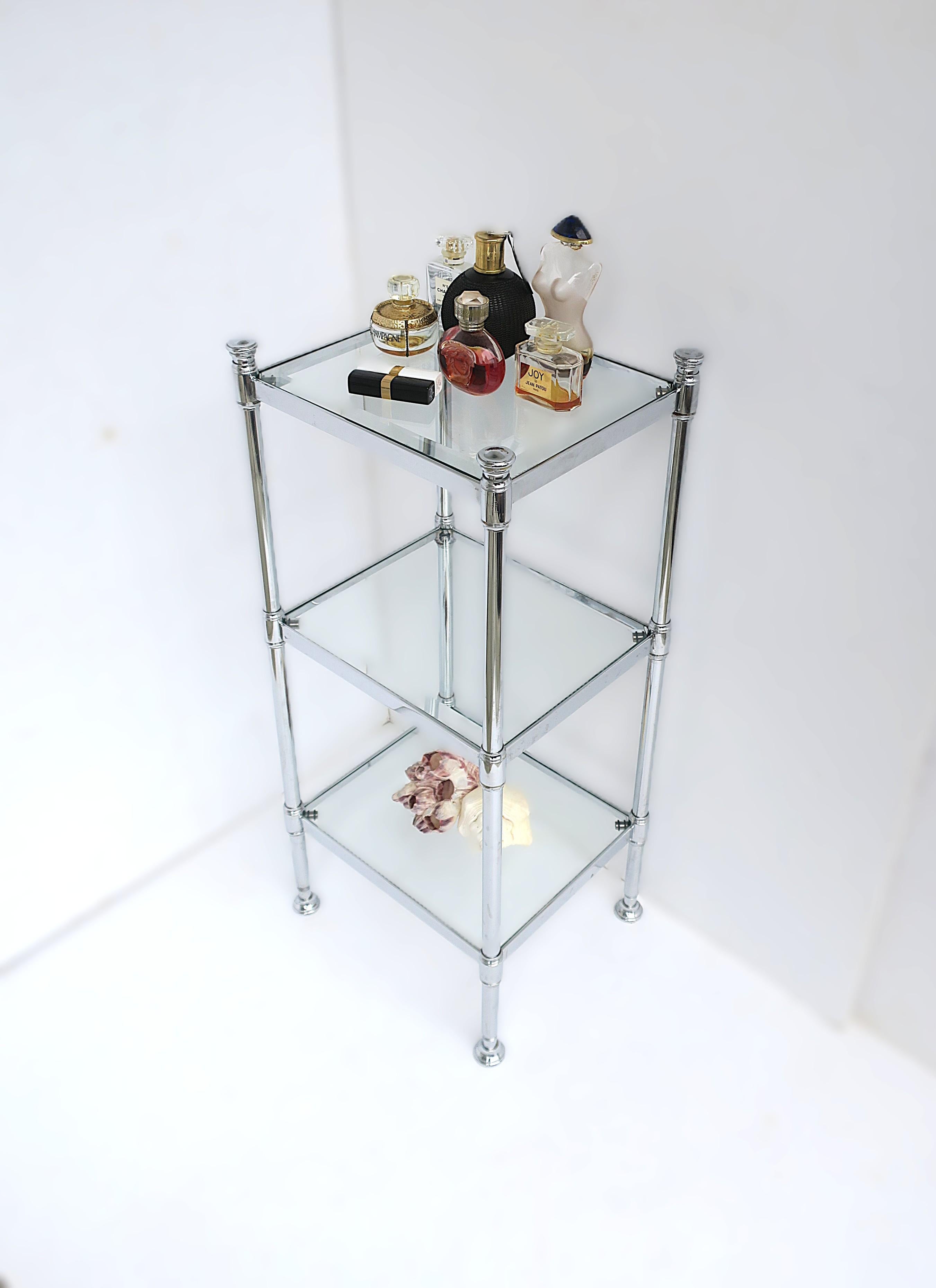 Estantería Étagère Cromada y Cristal Cromo en venta