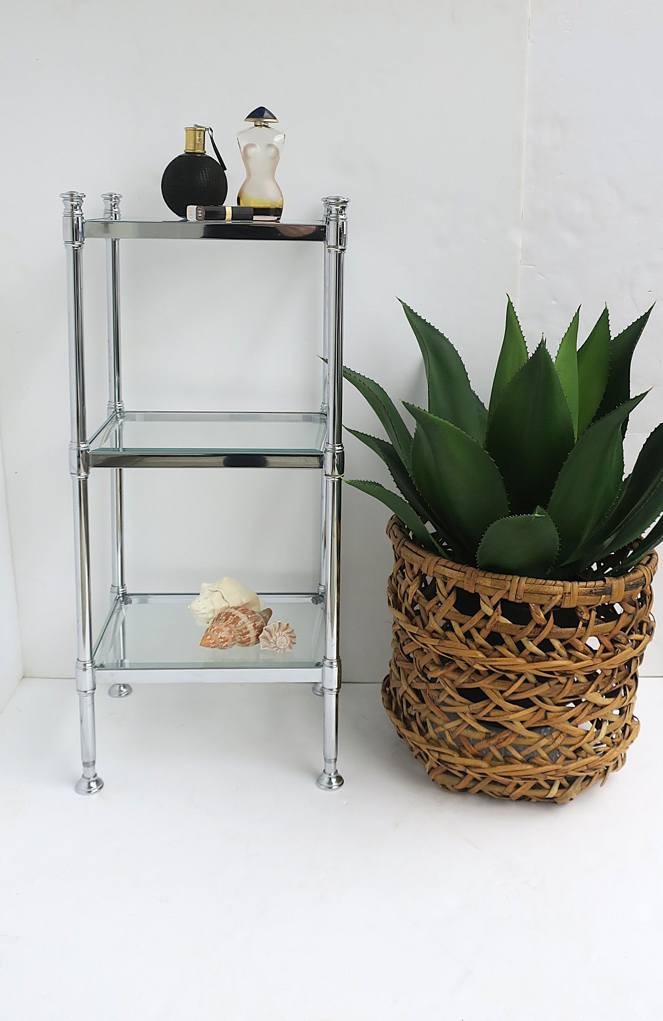 Estantería Étagère Cromada y Cristal en venta 3