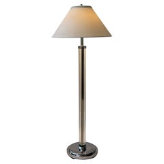 Chrome and Lucite Floor Lamp by Charles Hollis Jones